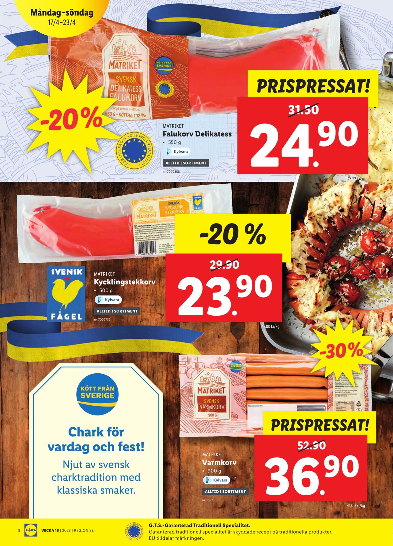 Erbjudanden Lidl 17.04.2023 - 23.04.2023