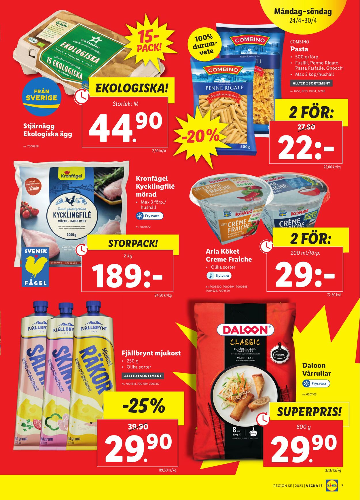 Erbjudanden Lidl 24.04.2023 - 30.04.2023