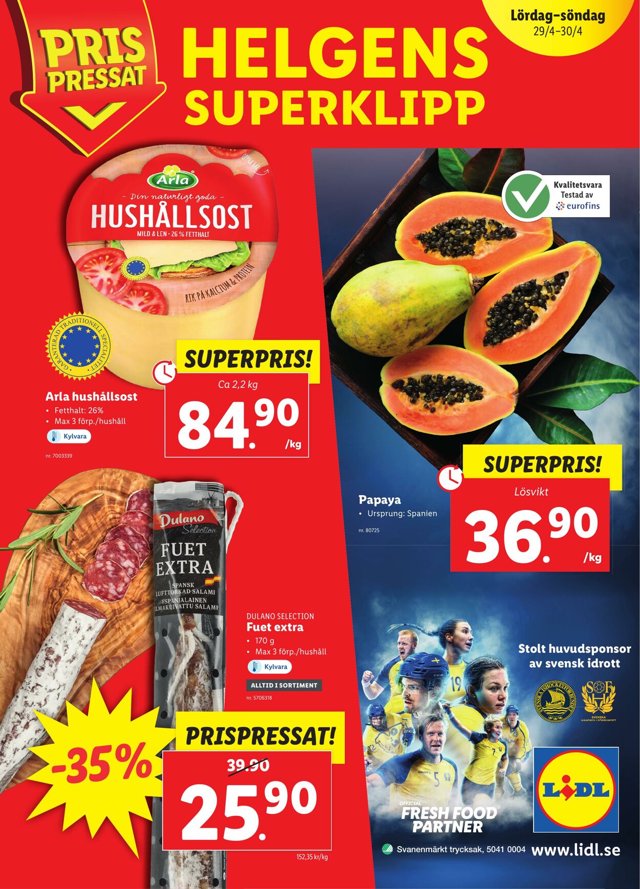 Erbjudanden Lidl 24.04.2023 - 30.04.2023