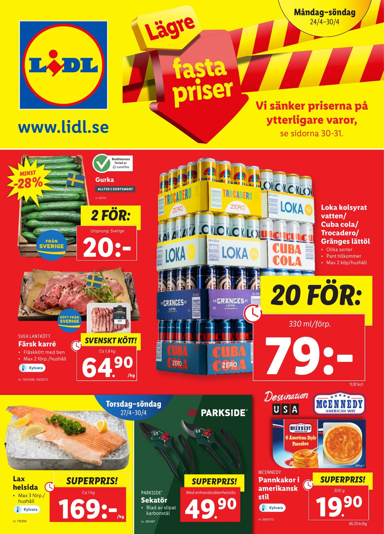 Erbjudanden Lidl 24.04.2023 - 30.04.2023