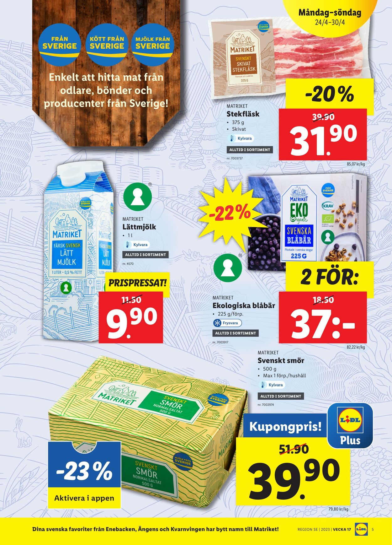 Erbjudanden Lidl 24.04.2023 - 30.04.2023