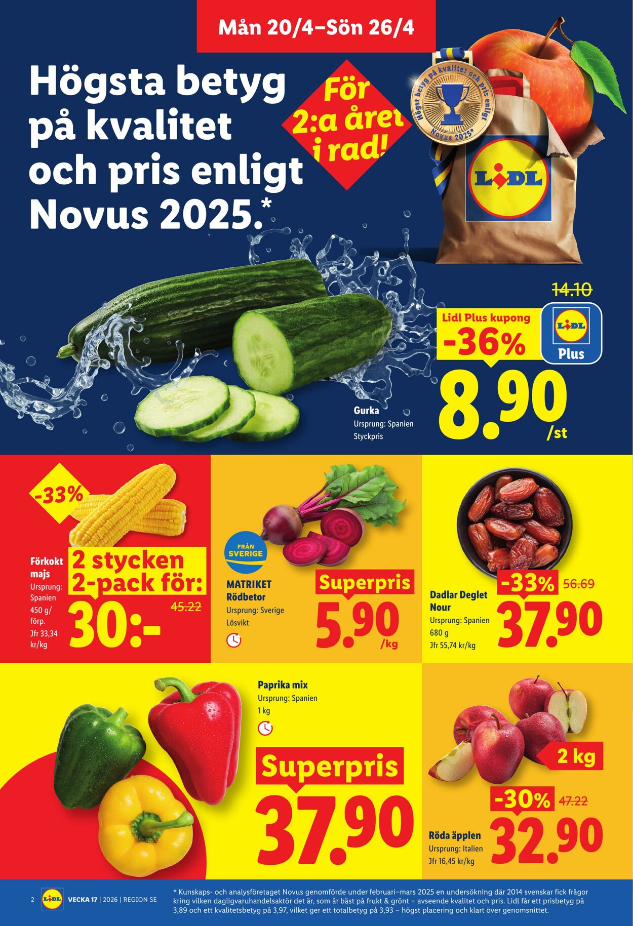 Erbjudanden Lidl 20.04.2026 - 26.04.2026