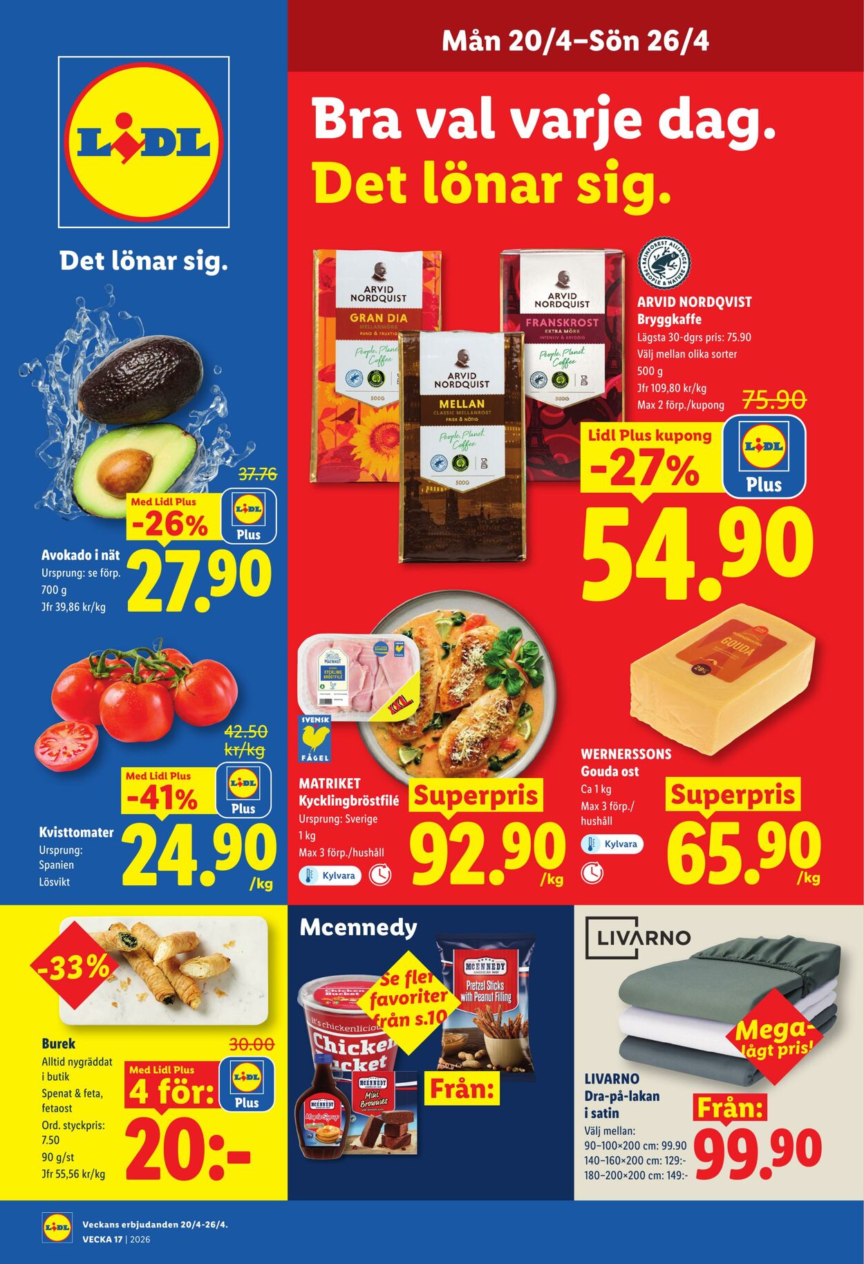 Erbjudanden Lidl 20.04.2026 - 26.04.2026