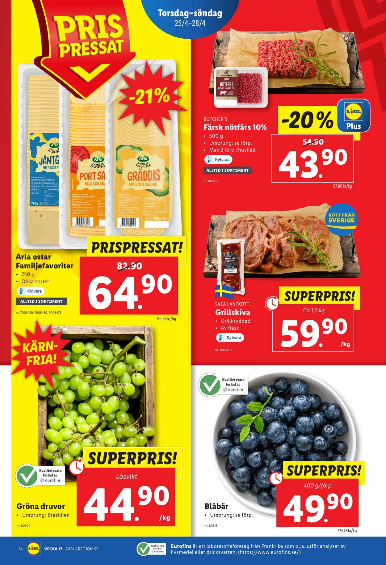 Erbjudanden Lidl 22.04.2024 - 28.04.2024