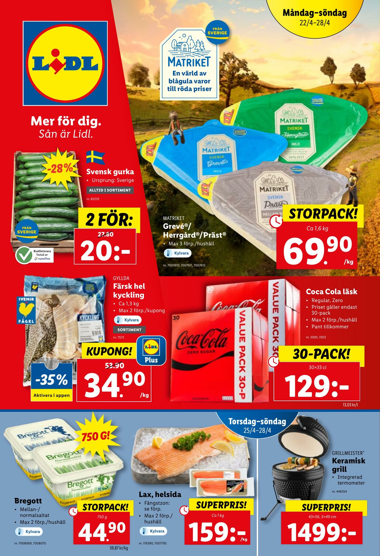 Erbjudanden Lidl 22.04.2024 - 28.04.2024