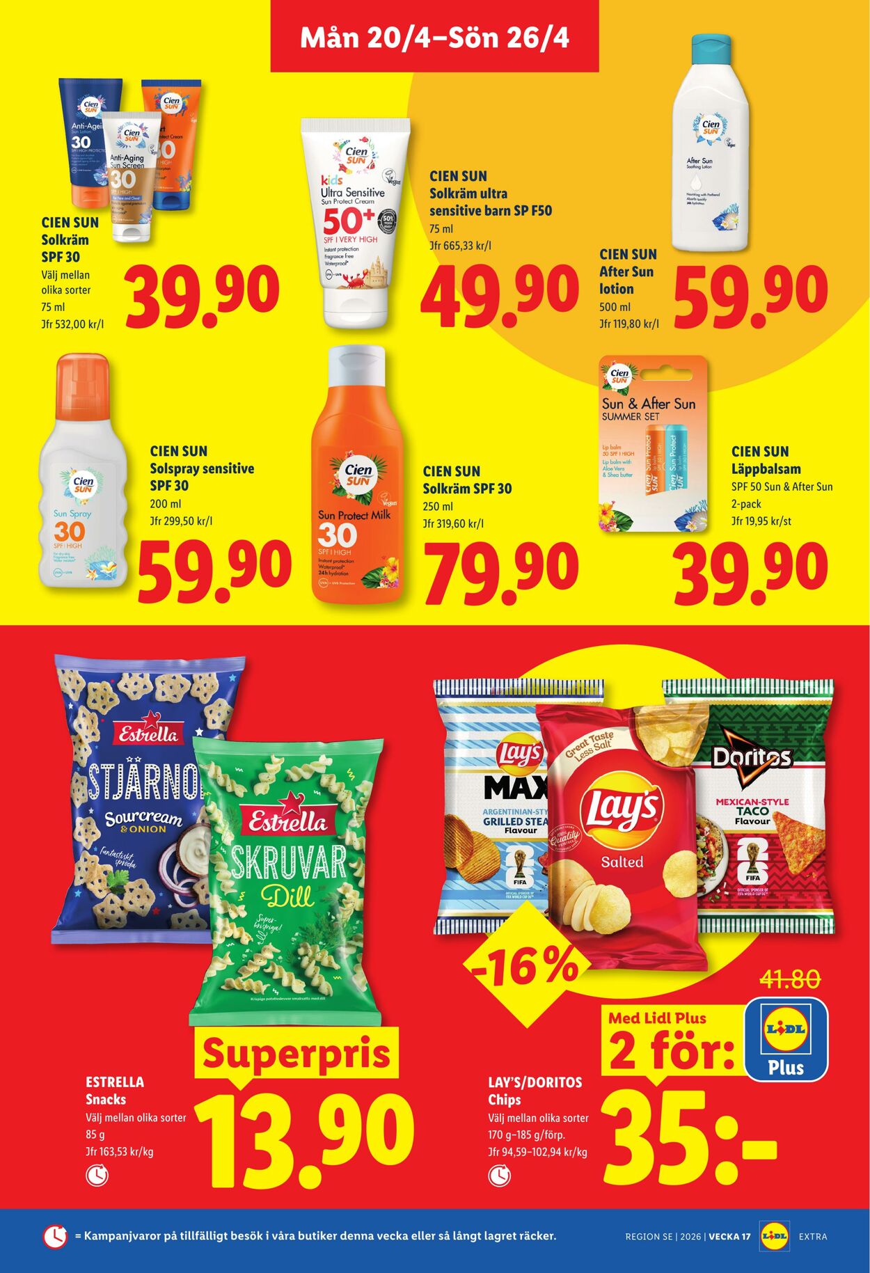 Erbjudanden Lidl 20.04.2026 - 26.04.2026