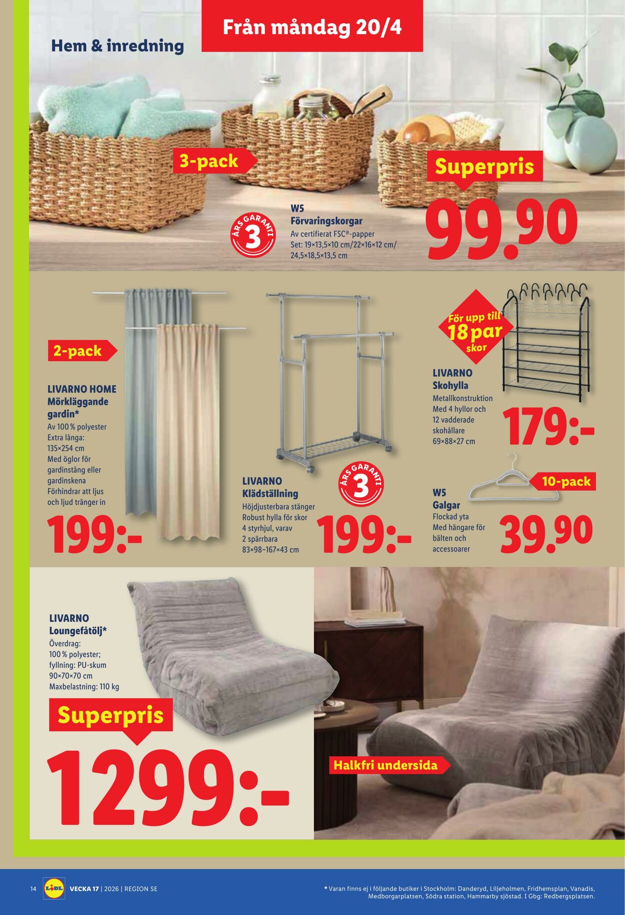 Erbjudanden Lidl 20.04.2026 - 26.04.2026