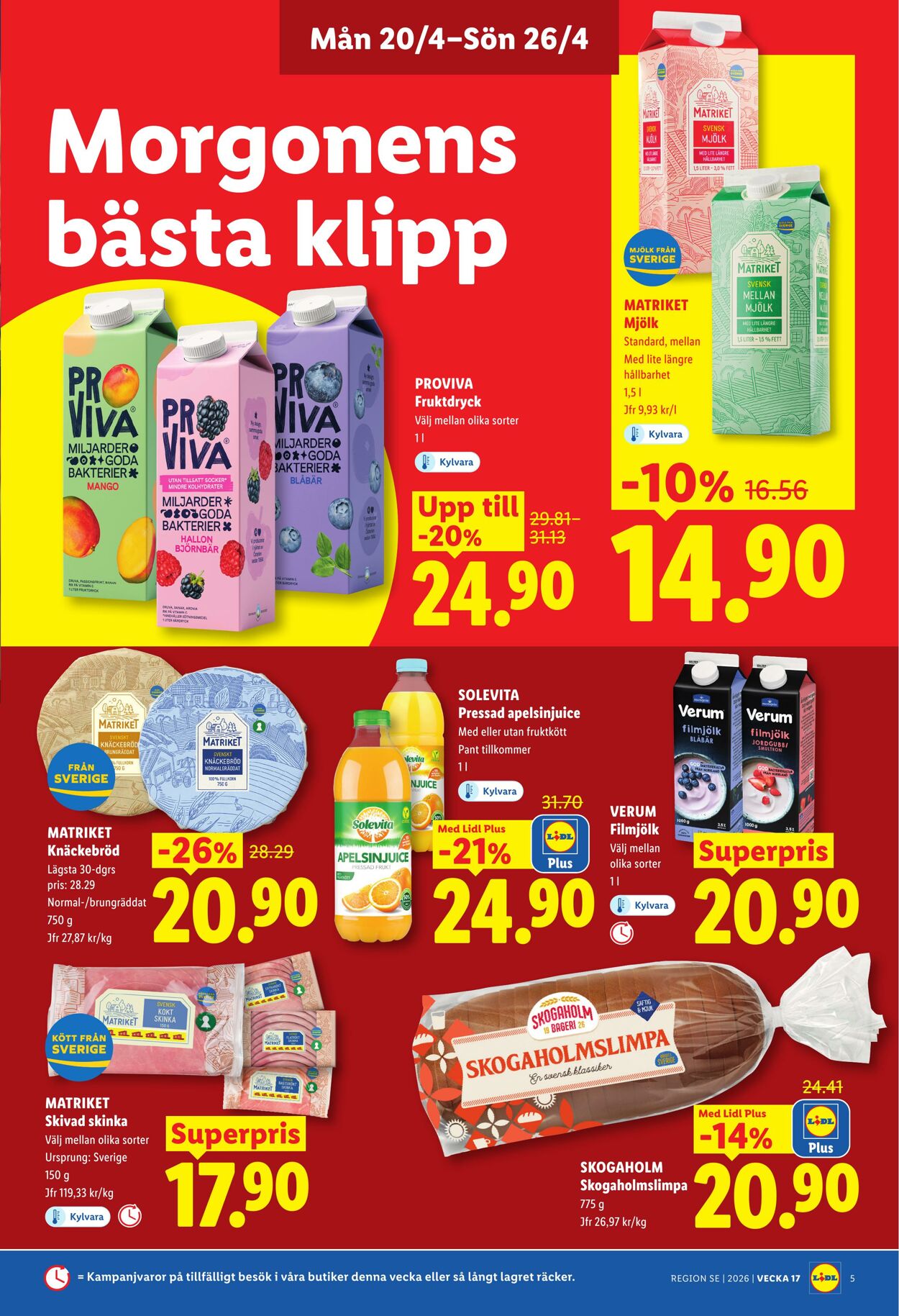 Erbjudanden Lidl 20.04.2026 - 26.04.2026
