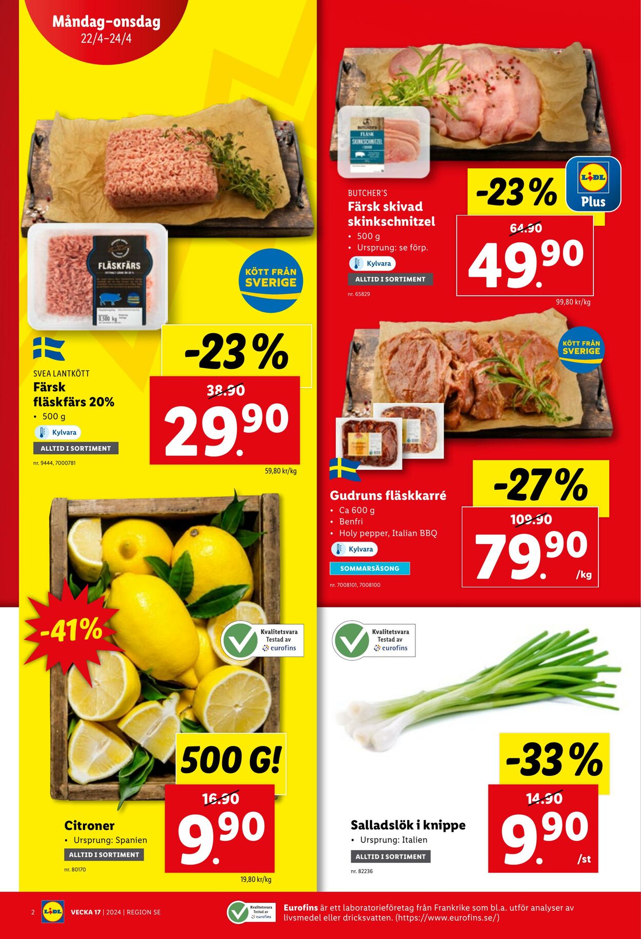 Erbjudanden Lidl 22.04.2024 - 28.04.2024