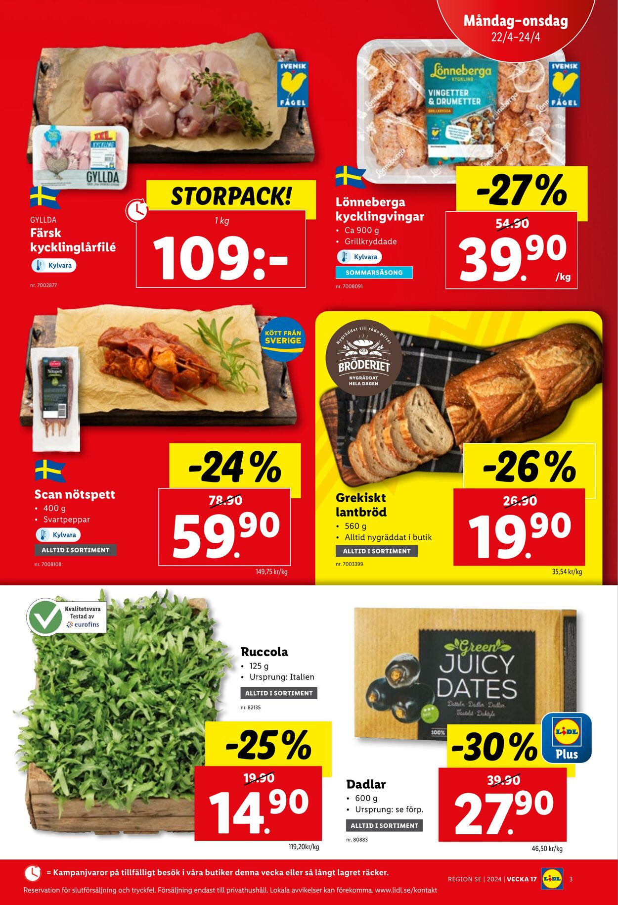 Erbjudanden Lidl 22.04.2024 - 28.04.2024