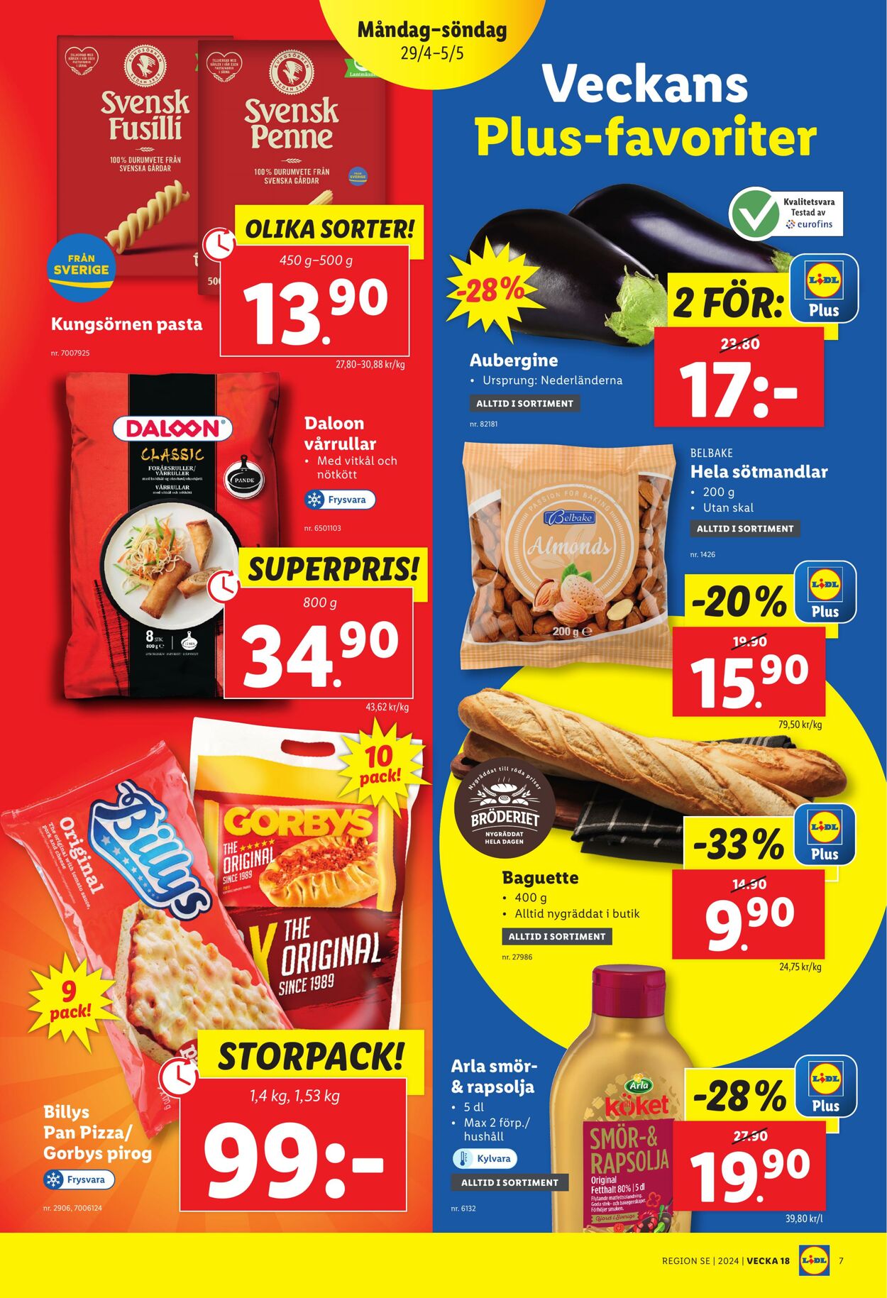 Erbjudanden Lidl 29.04.2024 - 05.05.2024