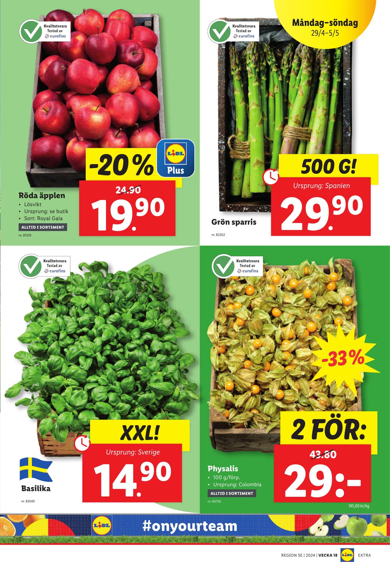 Erbjudanden Lidl 29.04.2024 - 05.05.2024