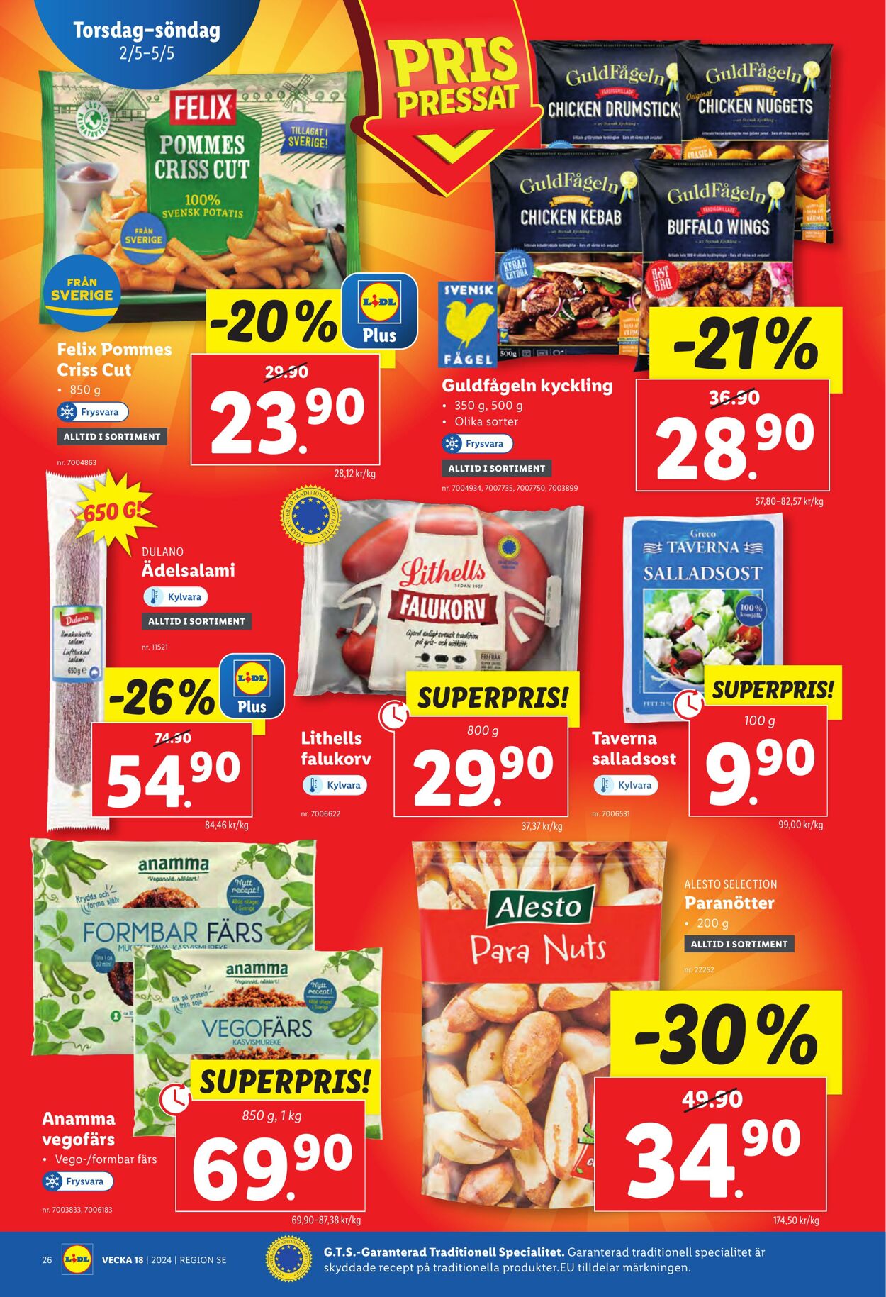 Erbjudanden Lidl 29.04.2024 - 05.05.2024