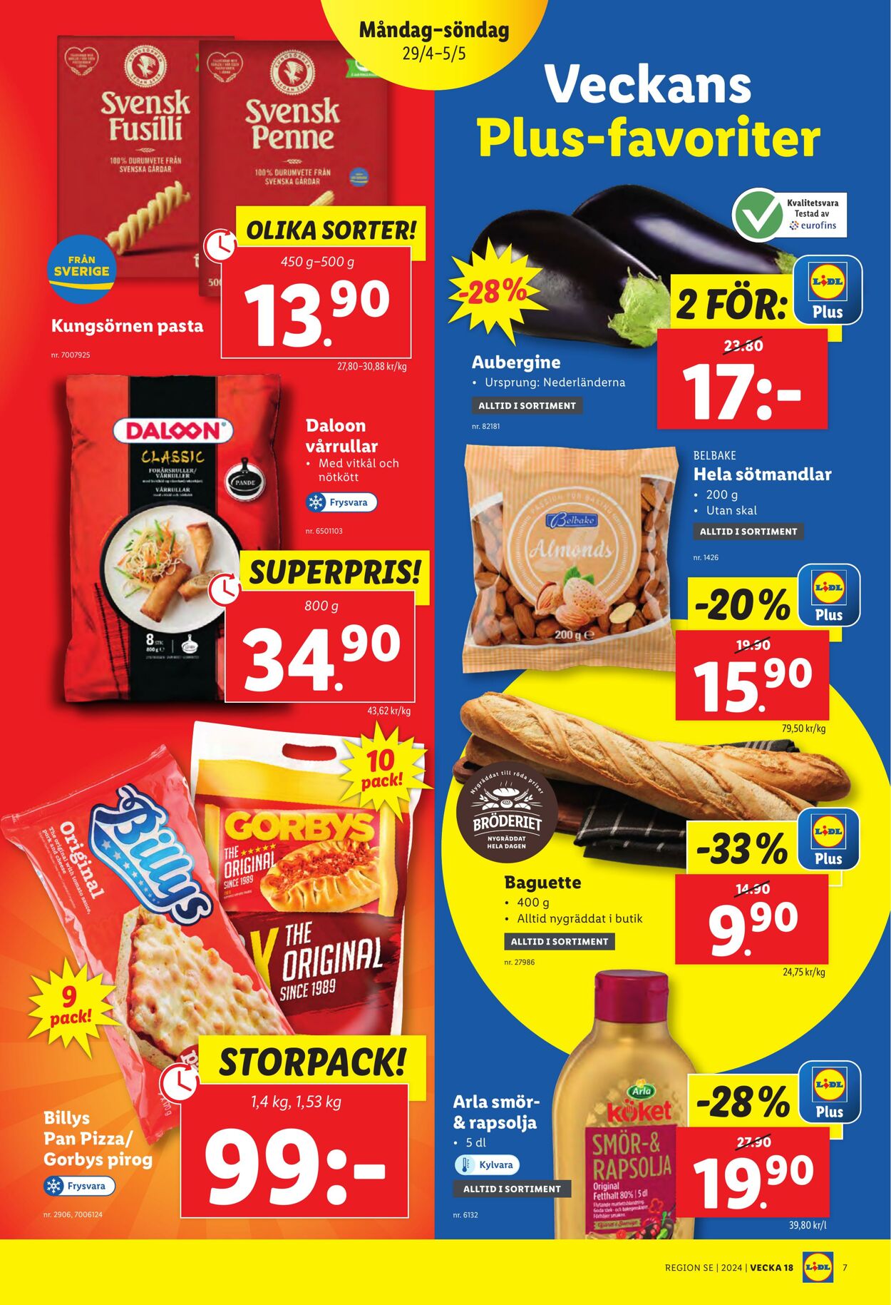 Erbjudanden Lidl 29.04.2024 - 05.05.2024