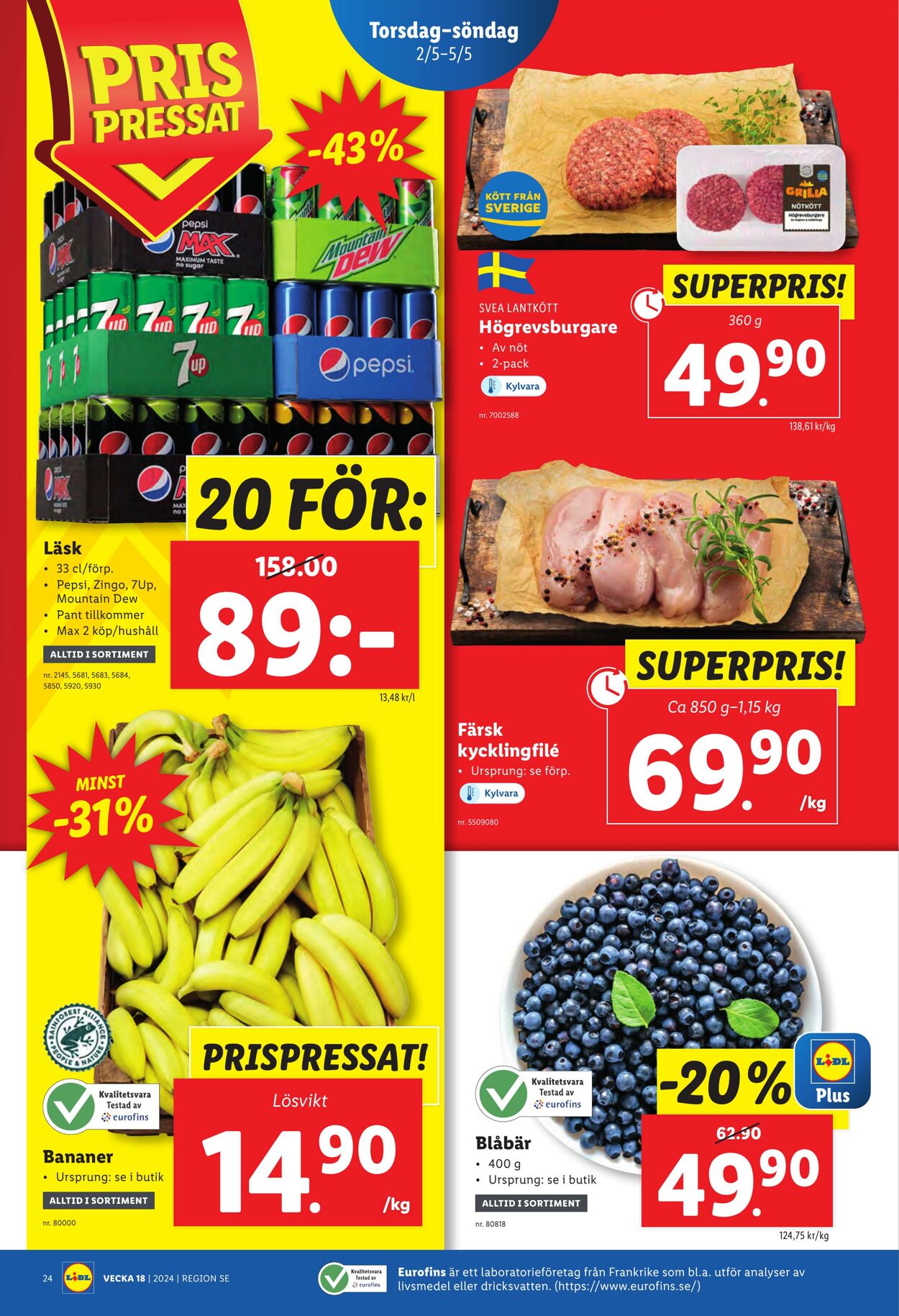 Erbjudanden Lidl 29.04.2024 - 05.05.2024