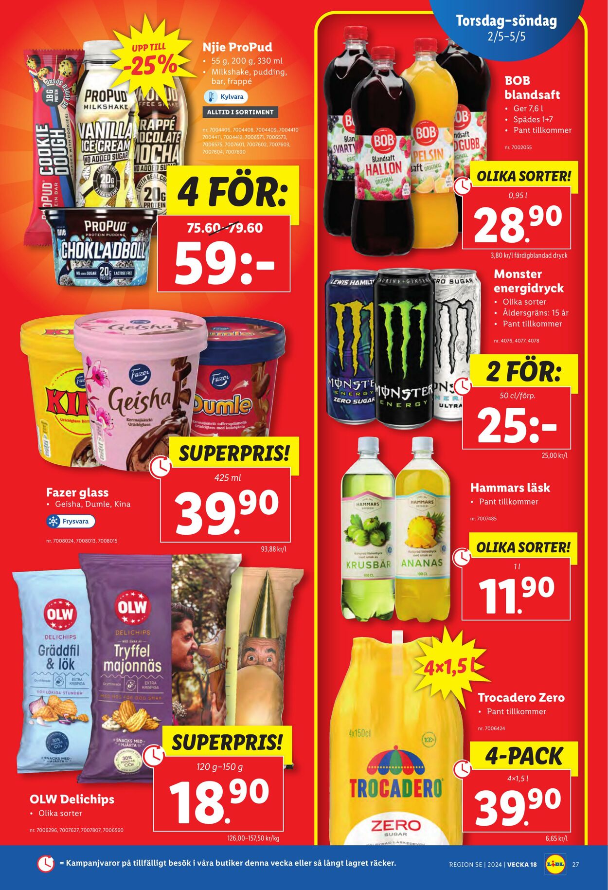 Erbjudanden Lidl 29.04.2024 - 05.05.2024