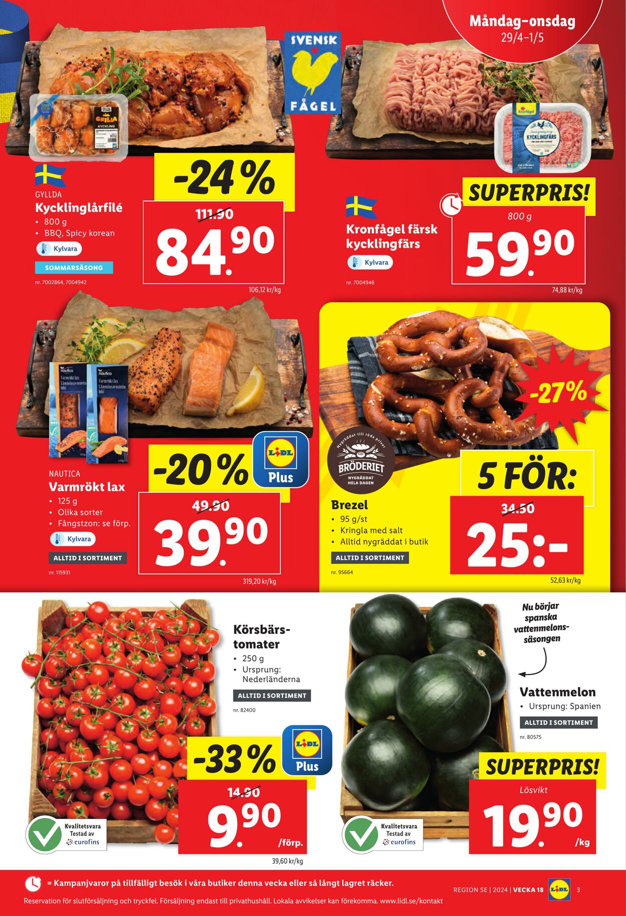 Erbjudanden Lidl 29.04.2024 - 05.05.2024