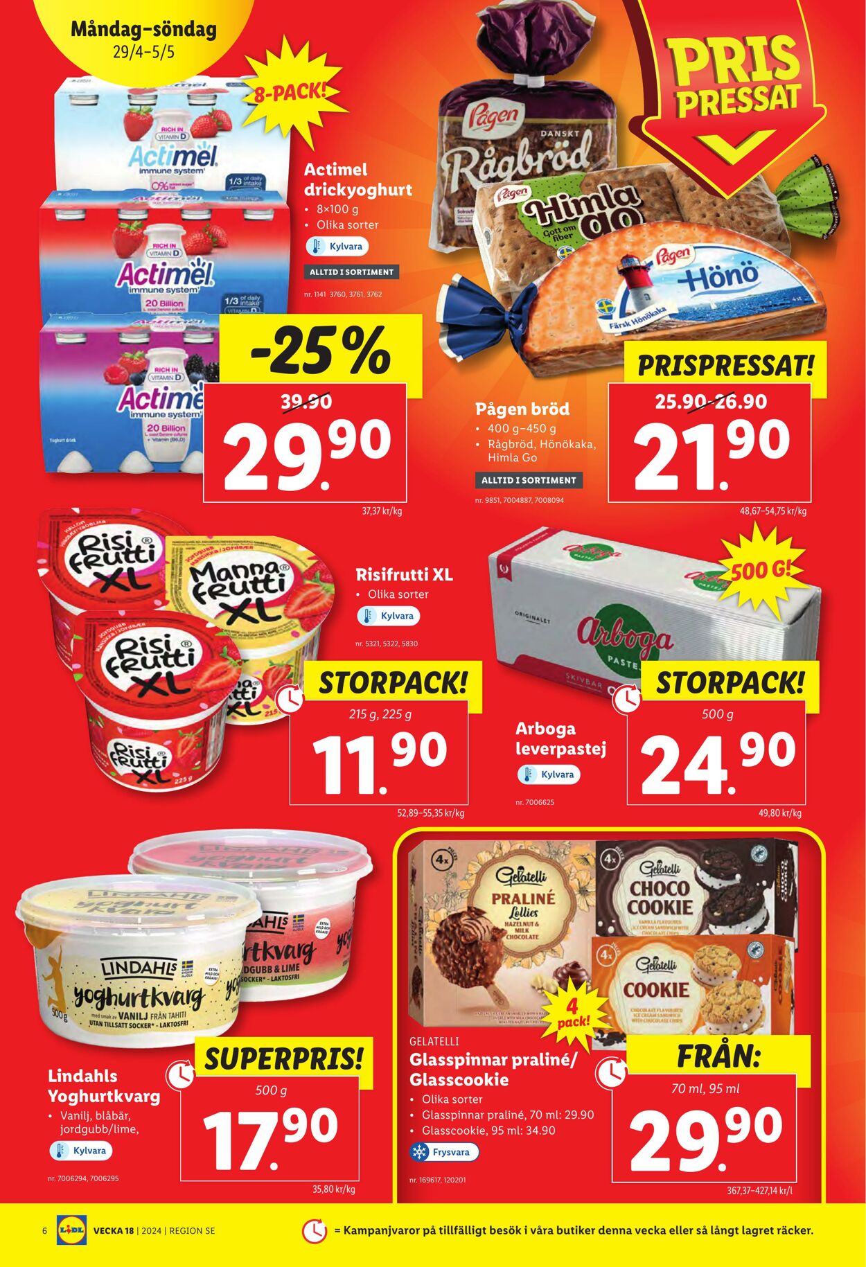 Erbjudanden Lidl 29.04.2024 - 05.05.2024