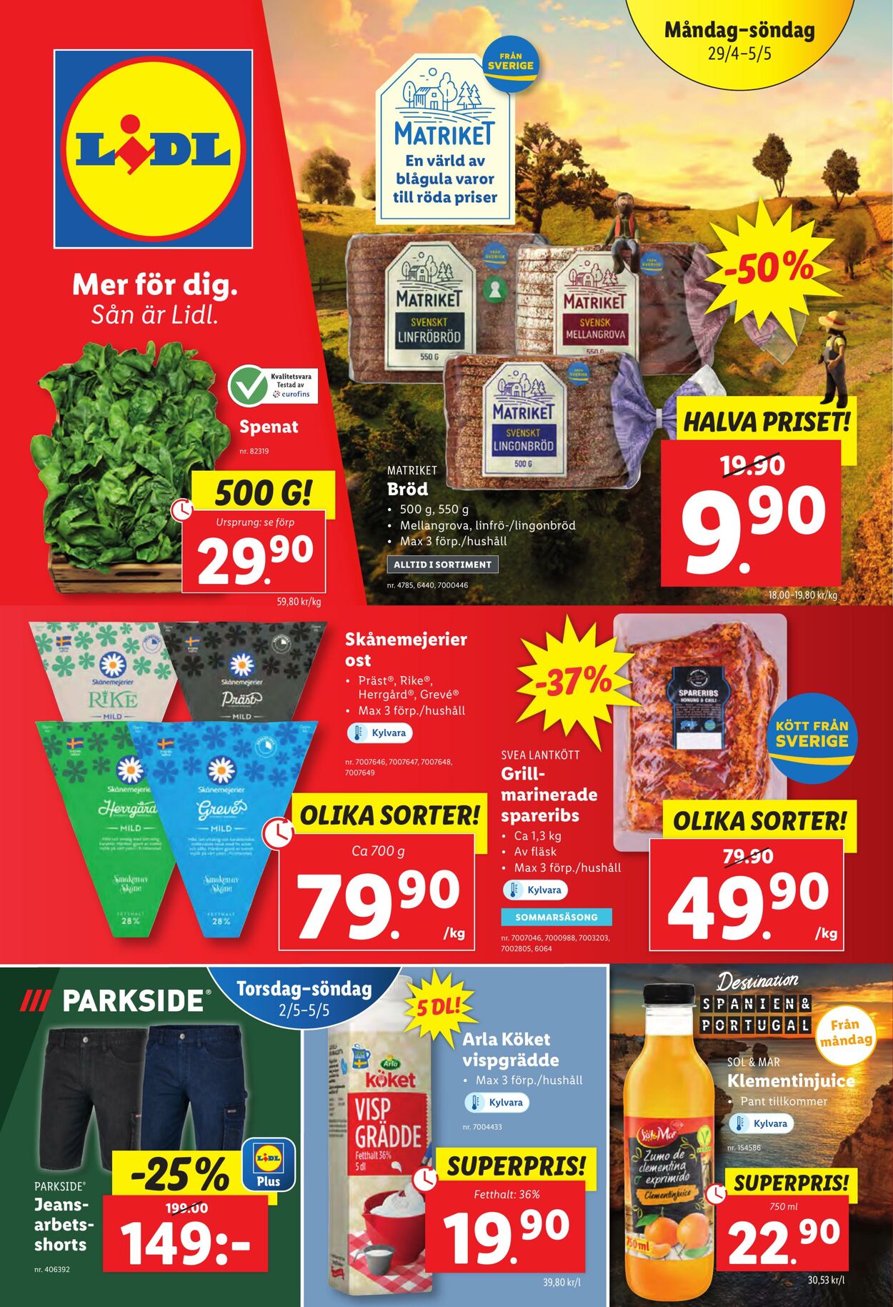 Erbjudanden Lidl 29.04.2024 - 05.05.2024