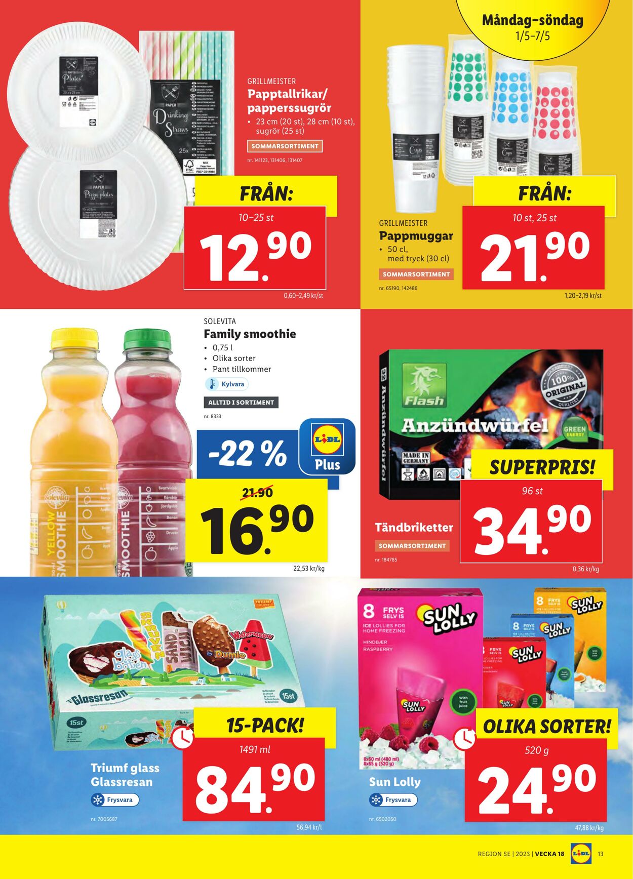 Erbjudanden Lidl 01.05.2023 - 07.05.2023