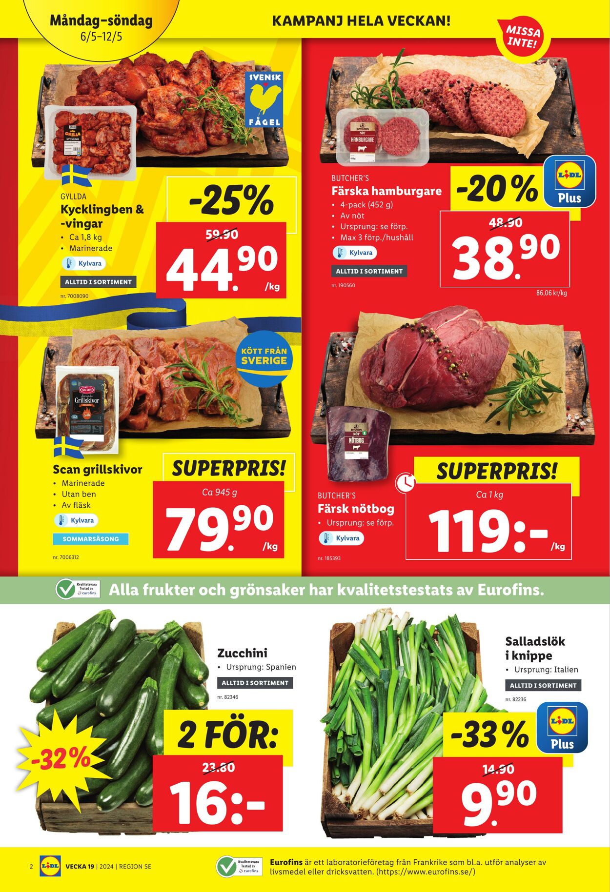 Erbjudanden Lidl 06.05.2024 - 12.05.2024