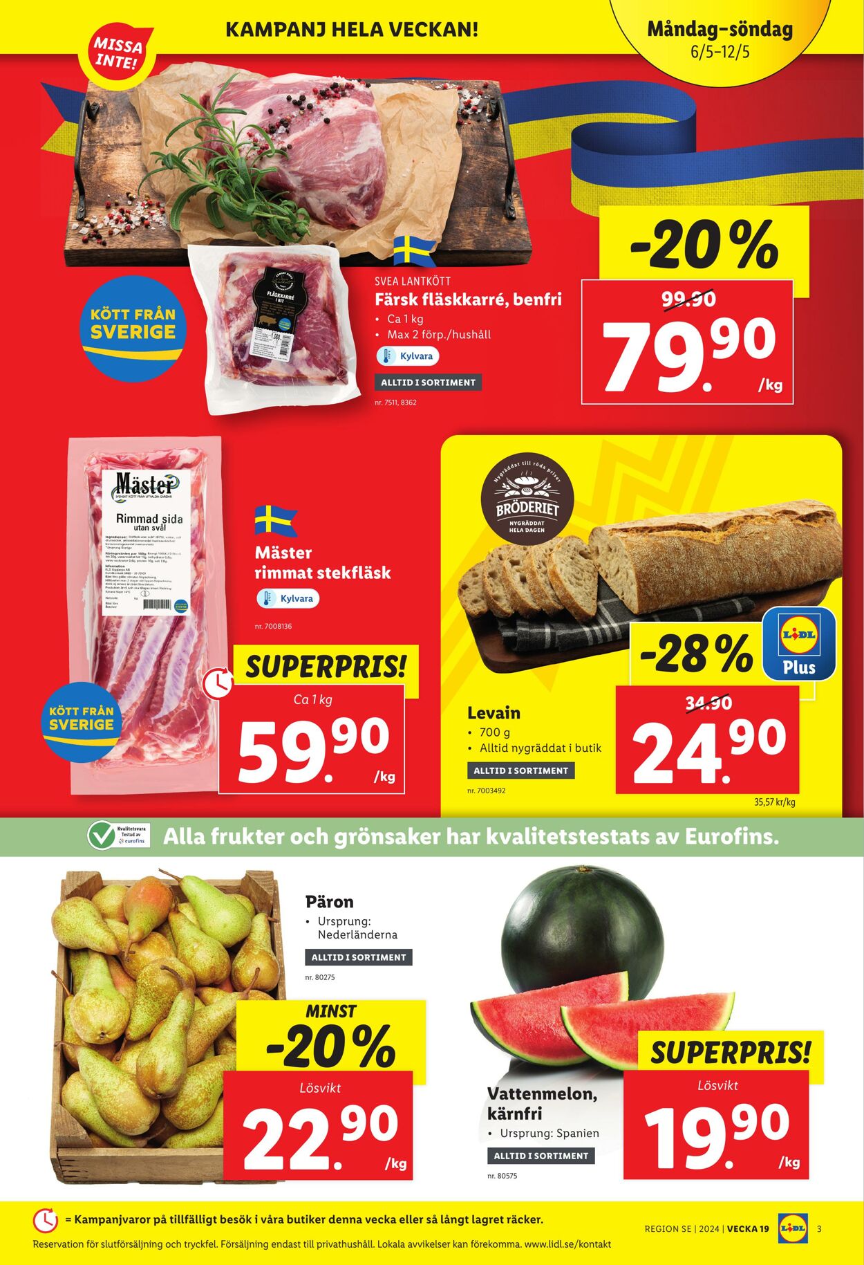 Erbjudanden Lidl 06.05.2024 - 12.05.2024