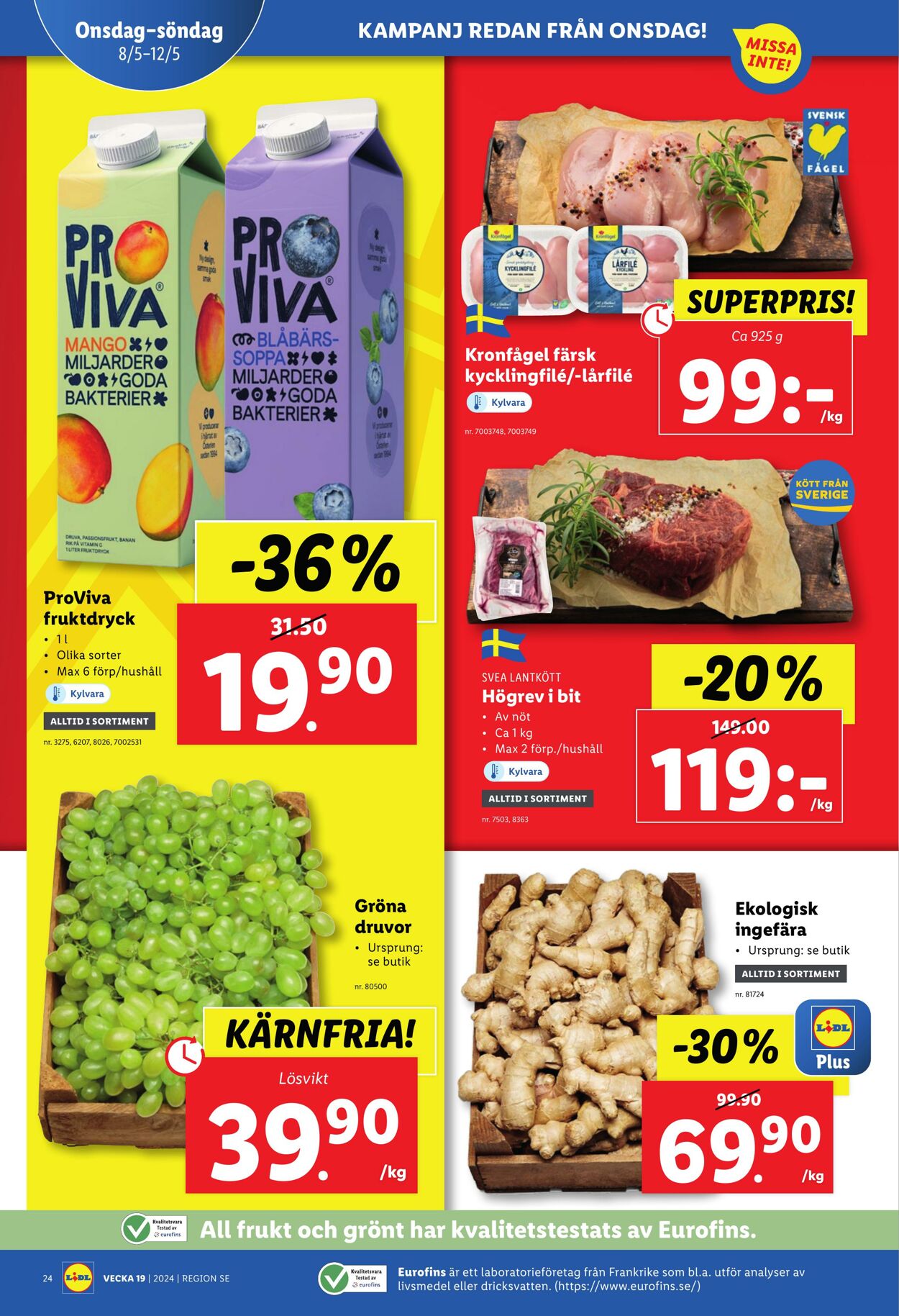 Erbjudanden Lidl 06.05.2024 - 12.05.2024