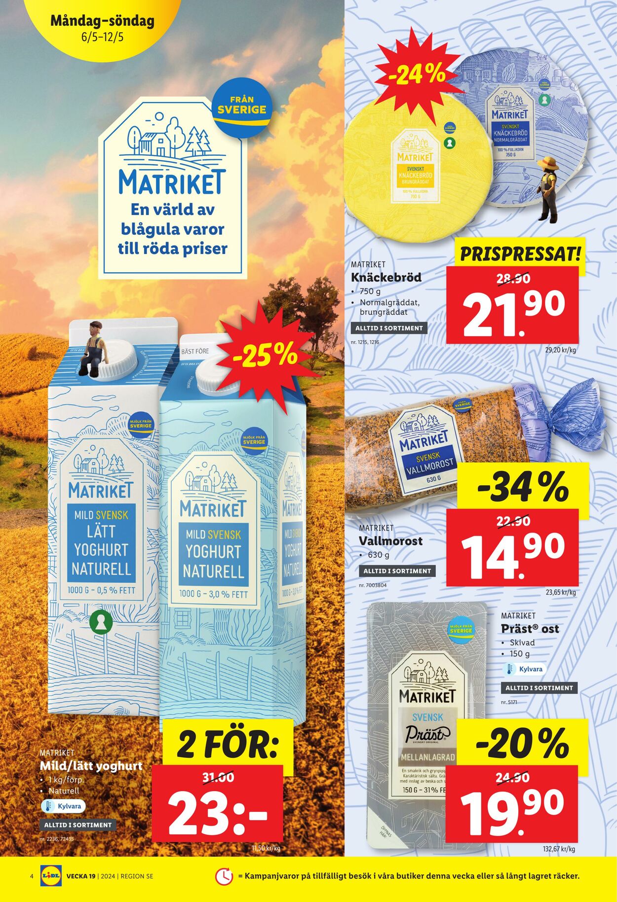 Erbjudanden Lidl 06.05.2024 - 12.05.2024