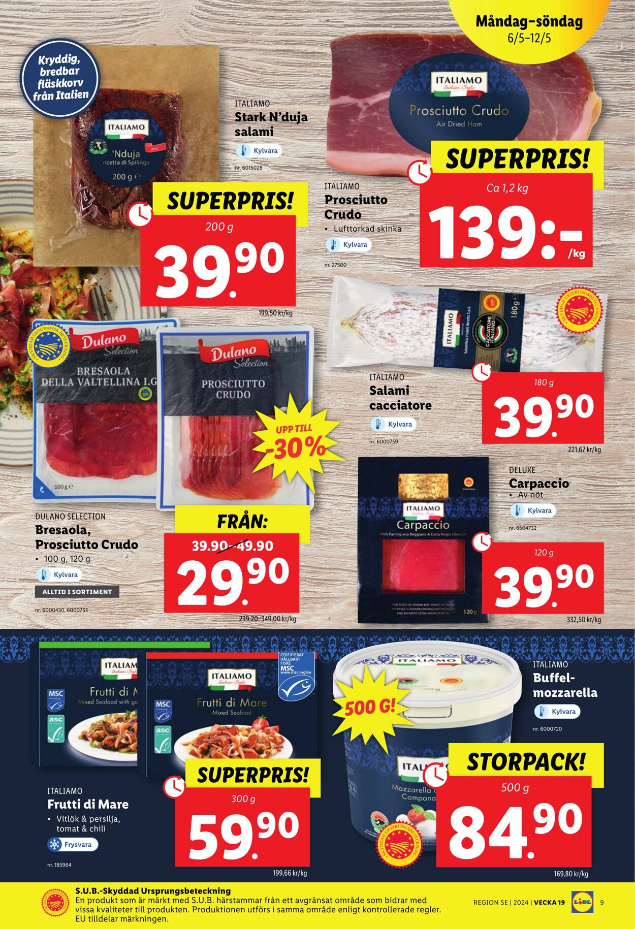 Erbjudanden Lidl 06.05.2024 - 12.05.2024