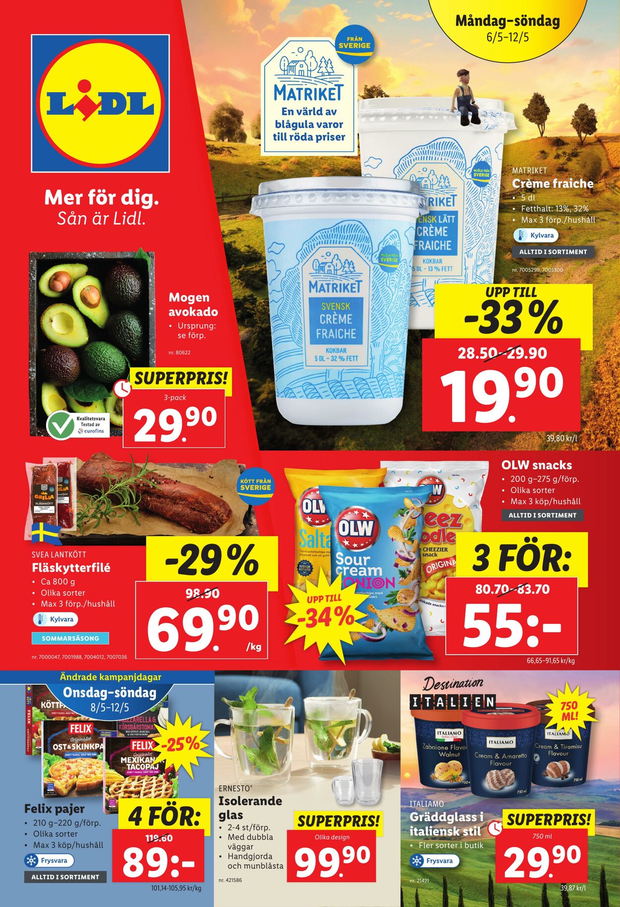 Erbjudanden Lidl 06.05.2024 - 12.05.2024