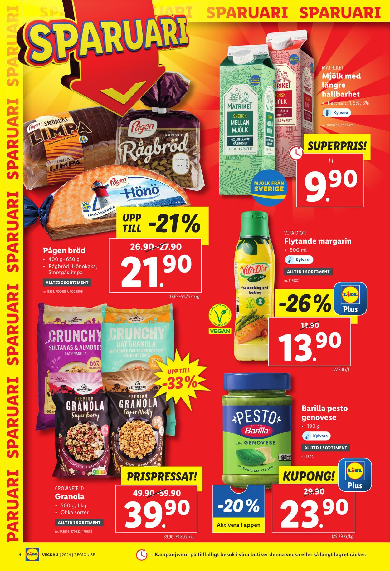 Erbjudanden Lidl 08.01.2024 - 14.01.2024