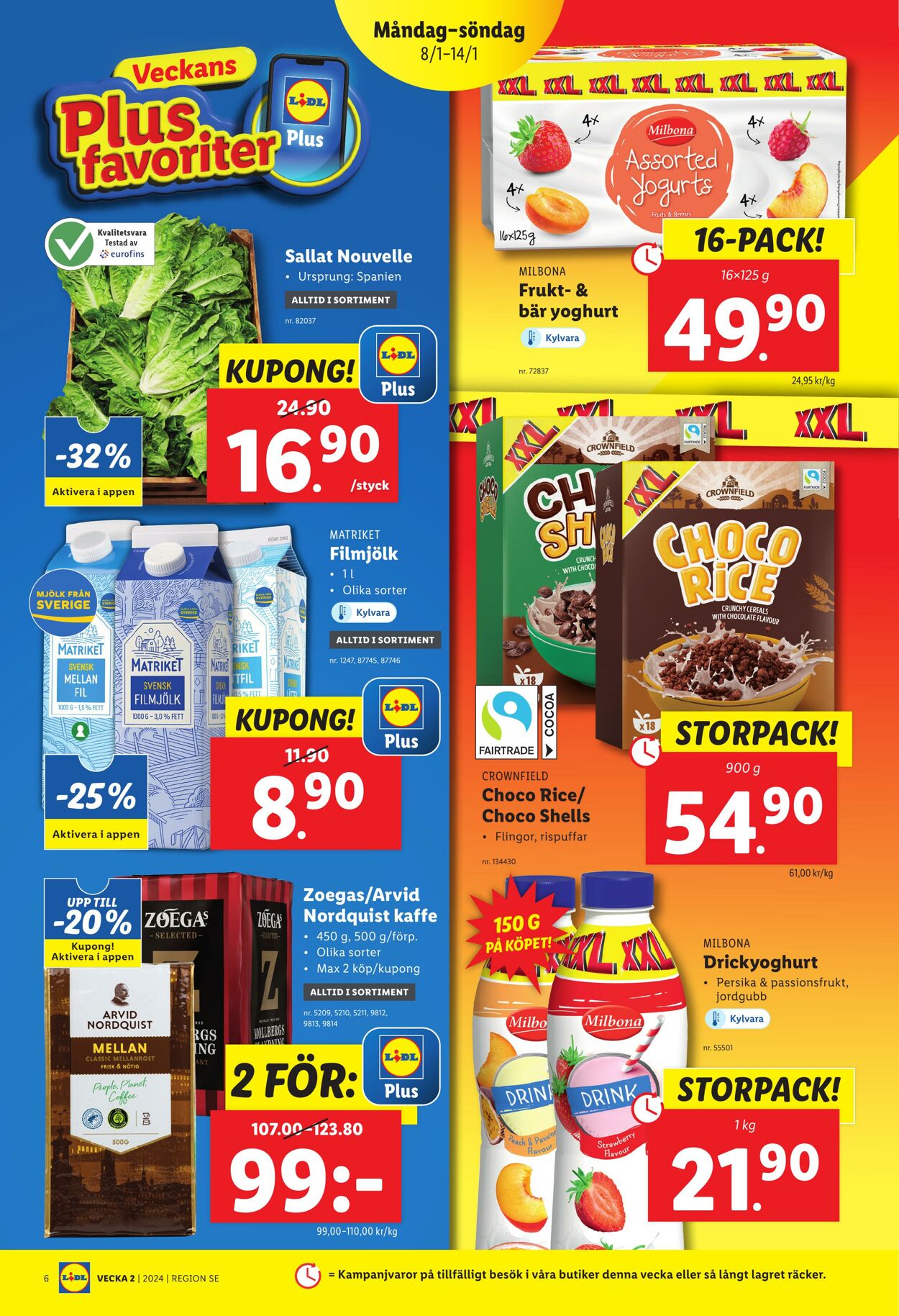 Erbjudanden Lidl 08.01.2024 - 14.01.2024