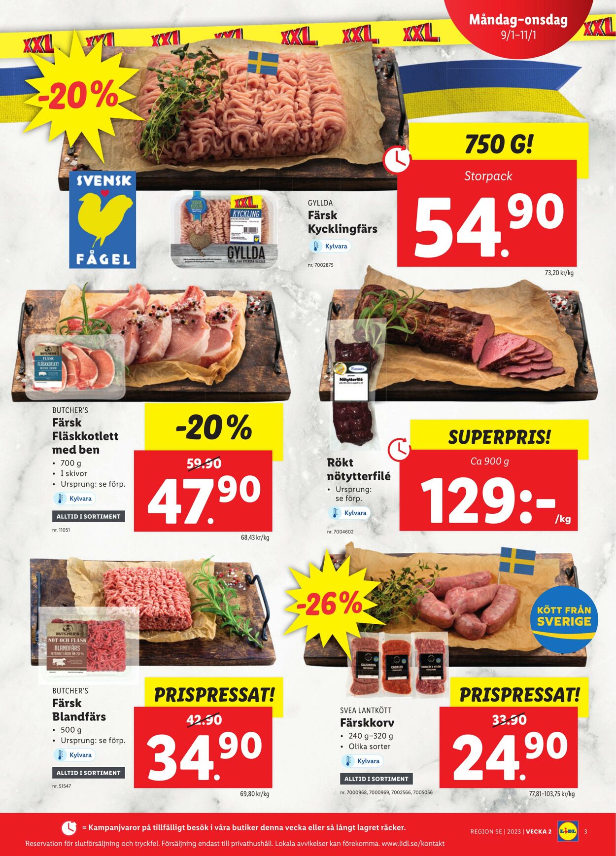 Erbjudanden Lidl 09.01.2023 - 15.01.2023