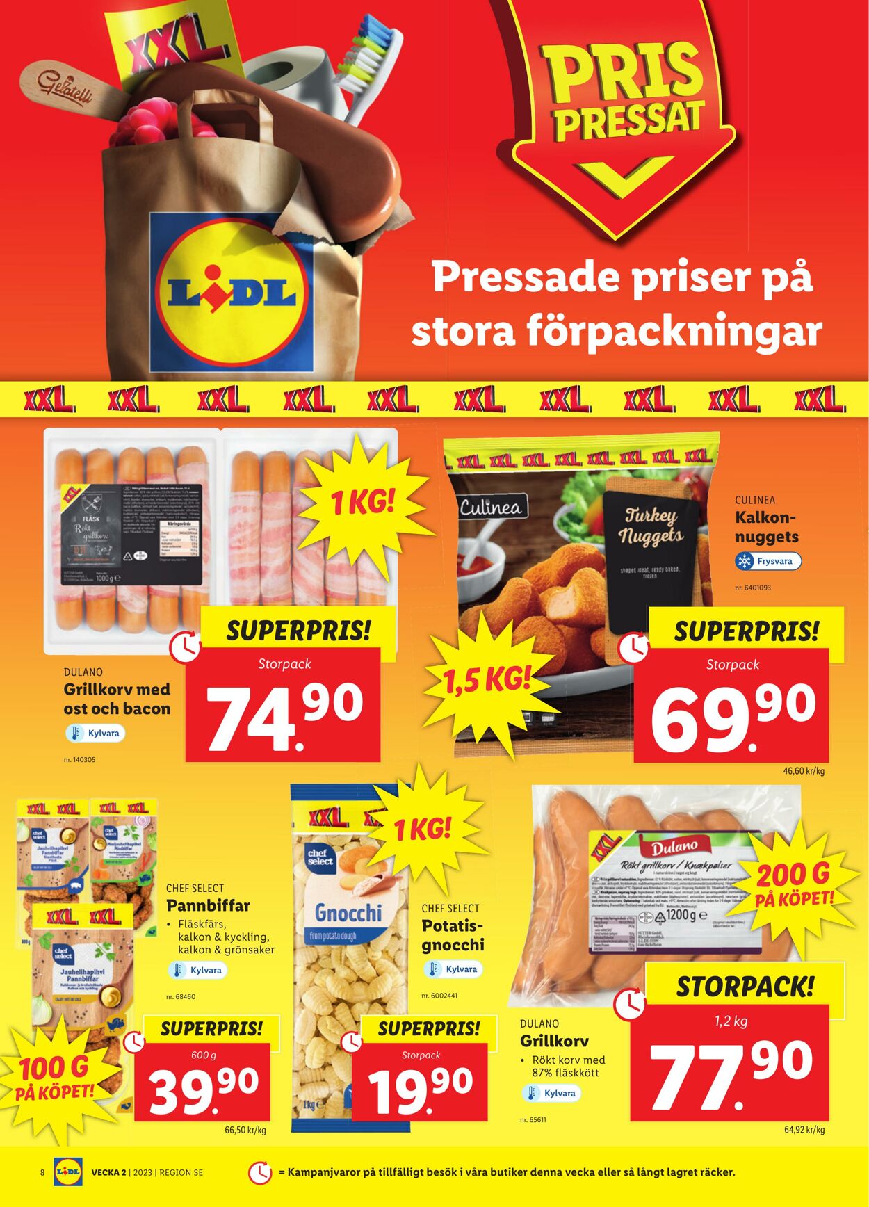 Erbjudanden Lidl 09.01.2023 - 15.01.2023