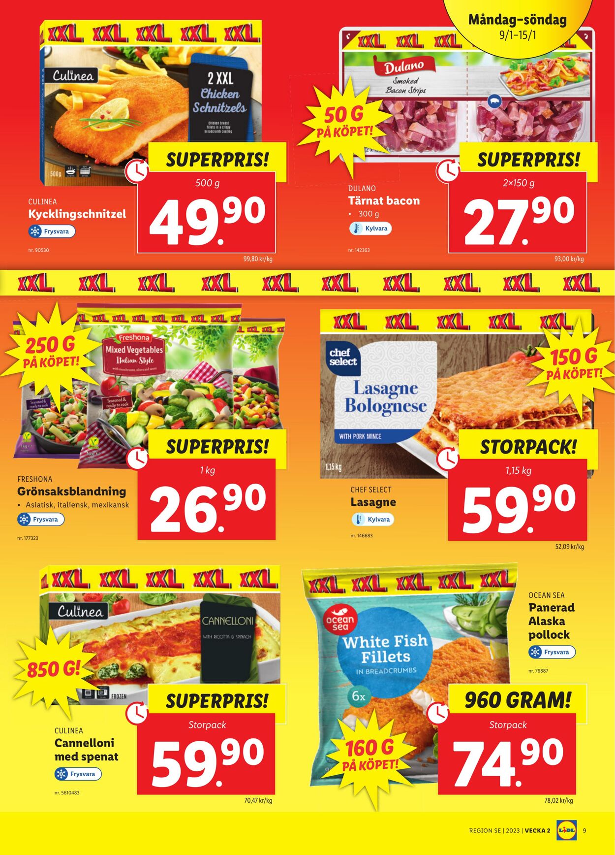 Erbjudanden Lidl 09.01.2023 - 15.01.2023