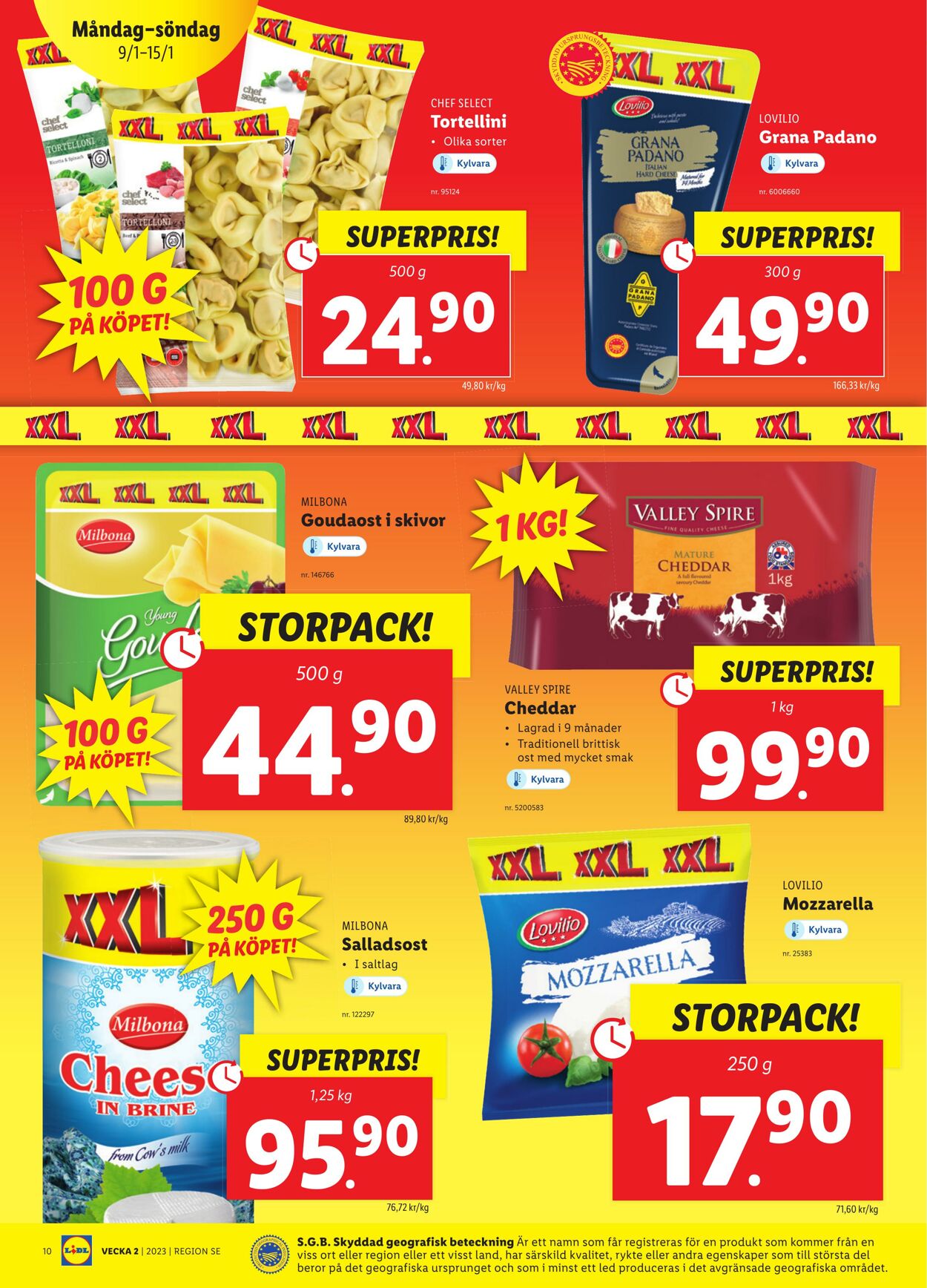 Erbjudanden Lidl 09.01.2023 - 15.01.2023