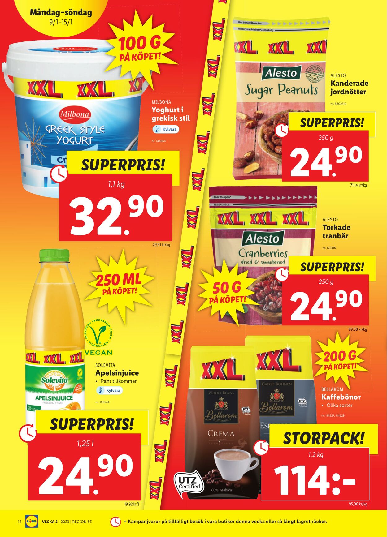 Erbjudanden Lidl 09.01.2023 - 15.01.2023