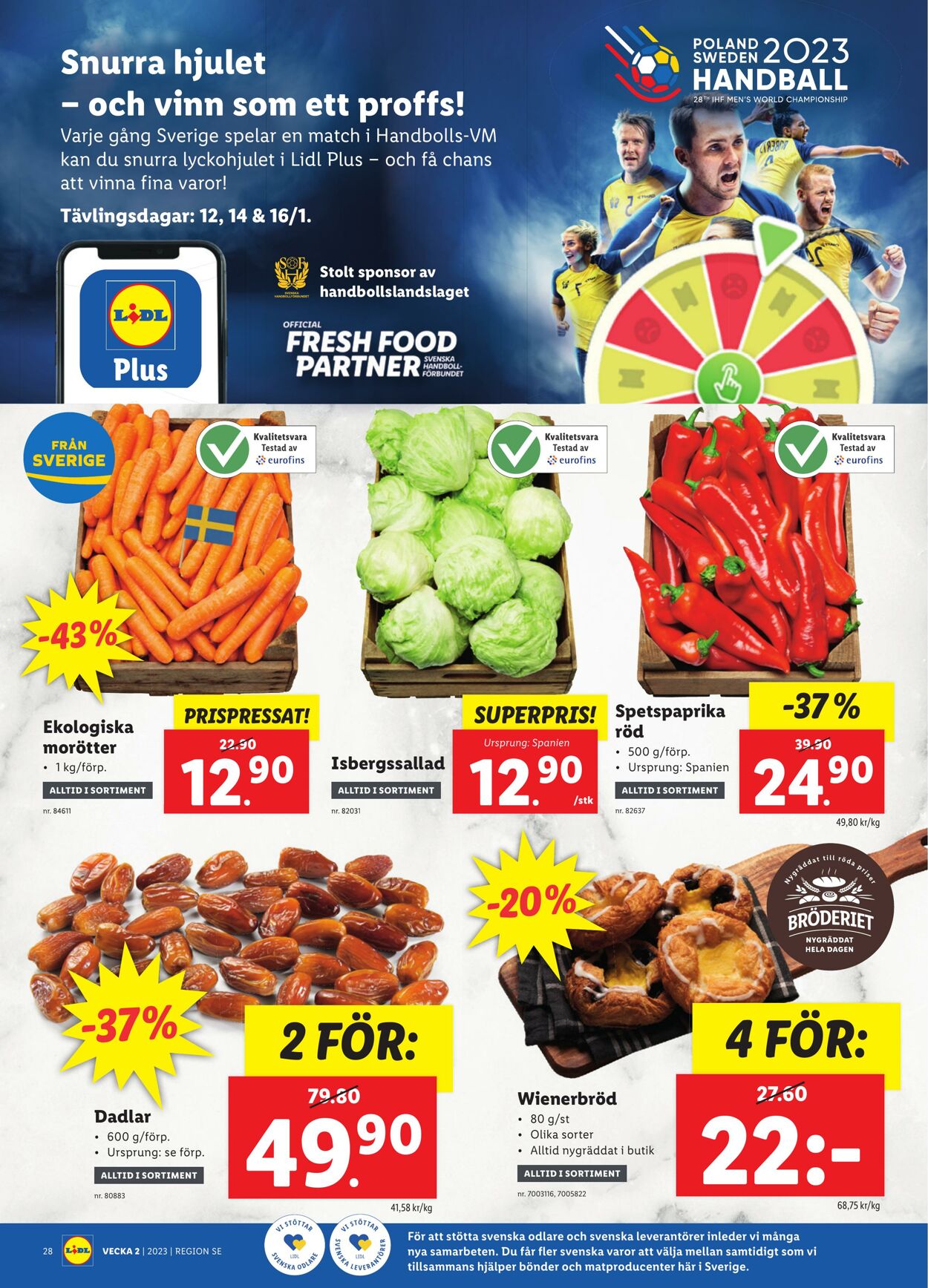 Erbjudanden Lidl 09.01.2023 - 15.01.2023