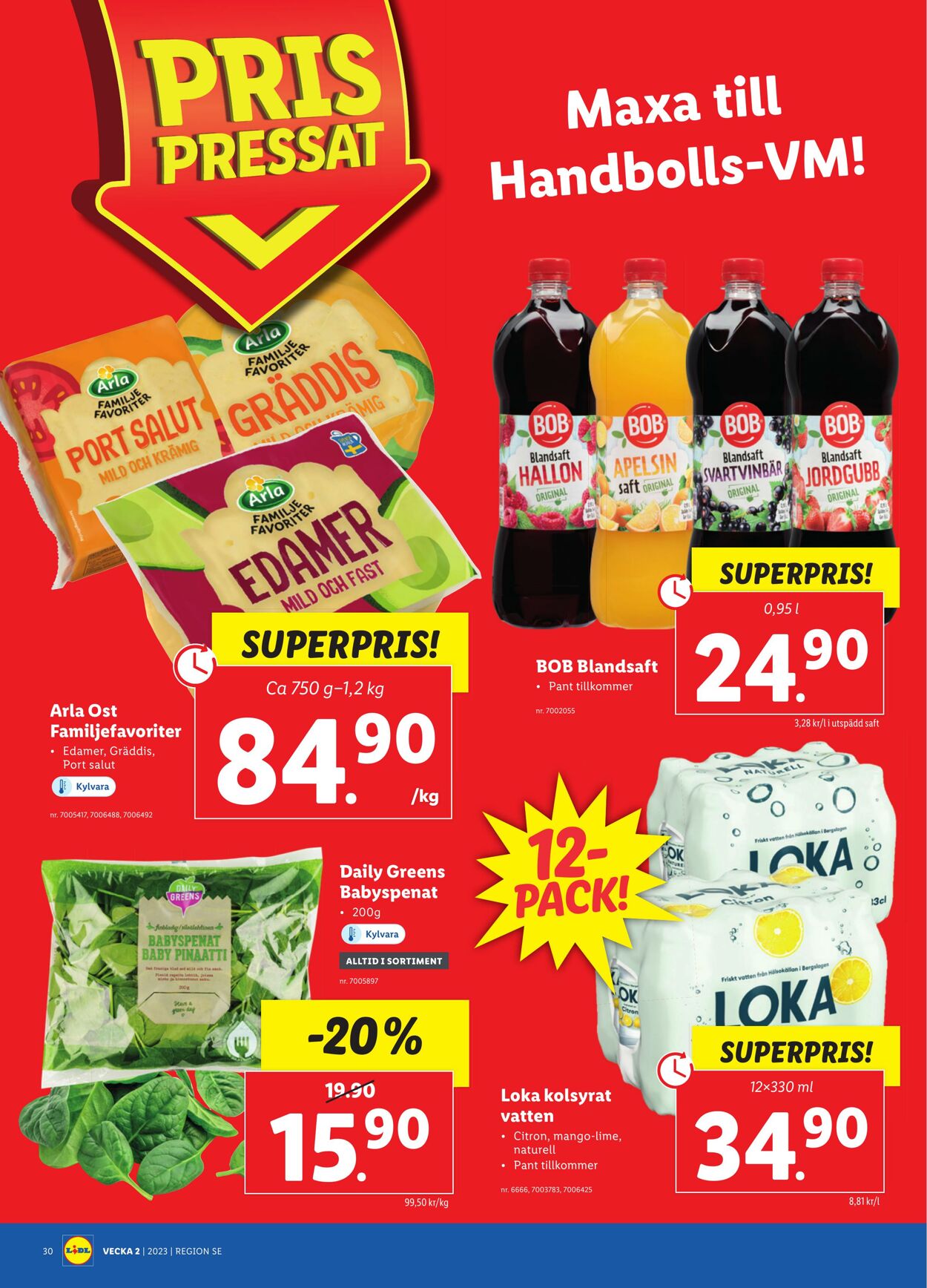 Erbjudanden Lidl 09.01.2023 - 15.01.2023