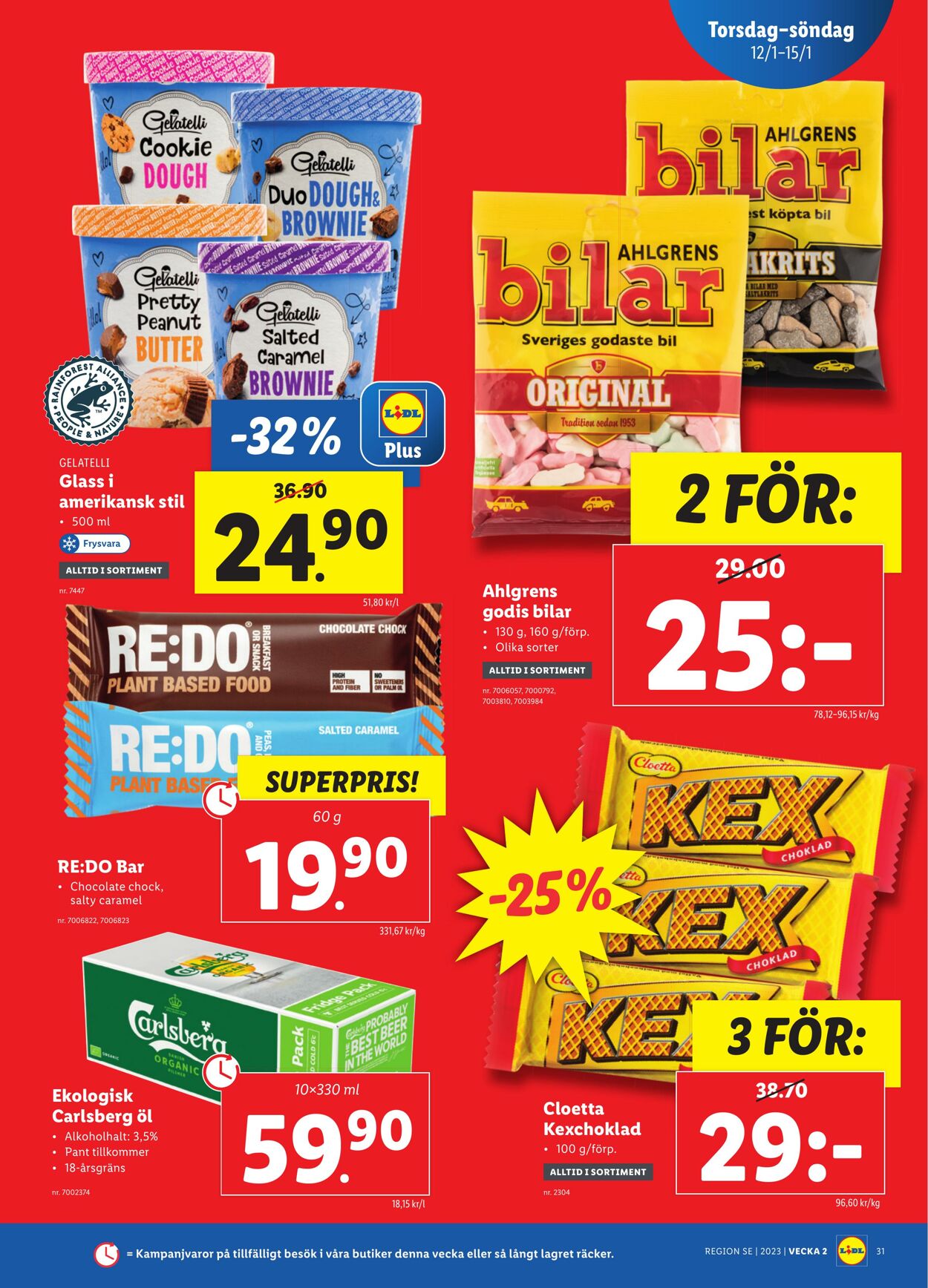 Erbjudanden Lidl 09.01.2023 - 15.01.2023