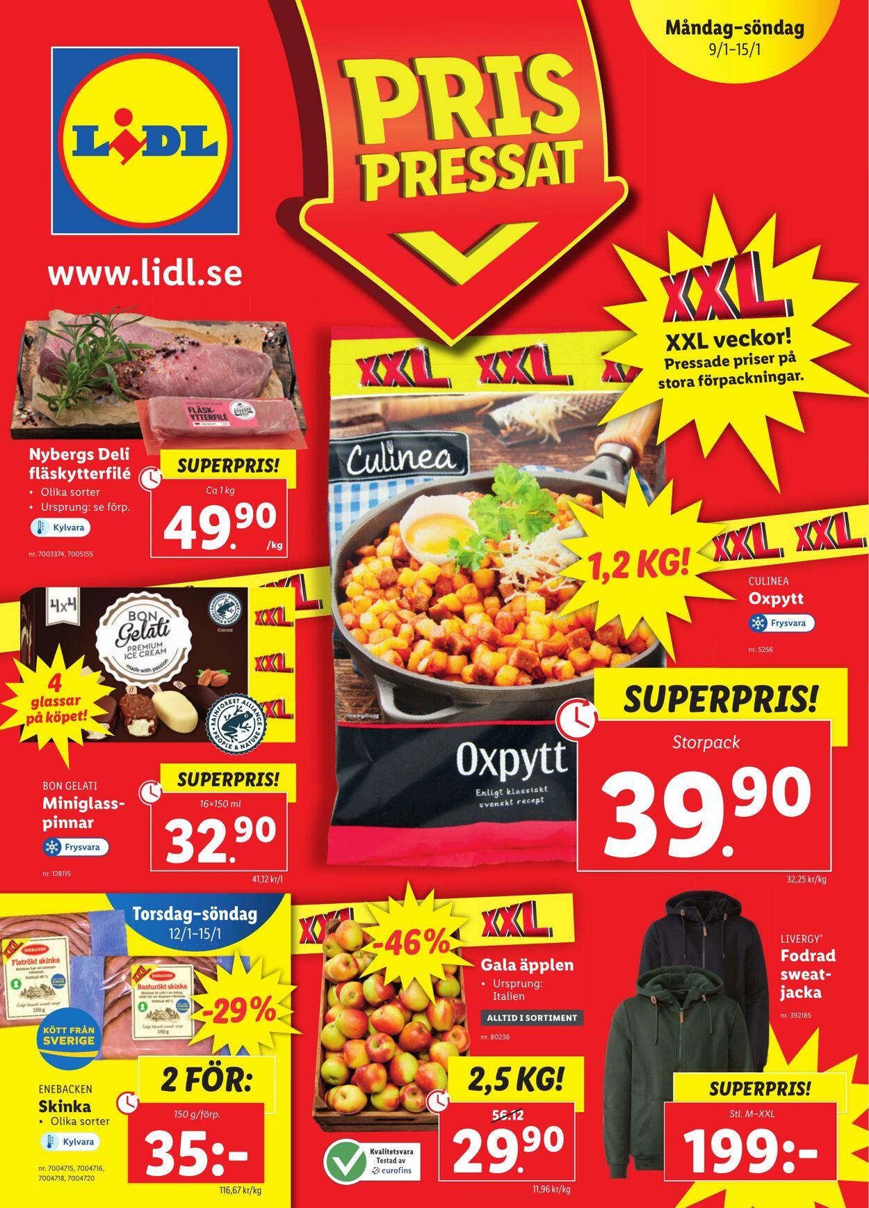 Erbjudanden Lidl 09.01.2023 - 15.01.2023