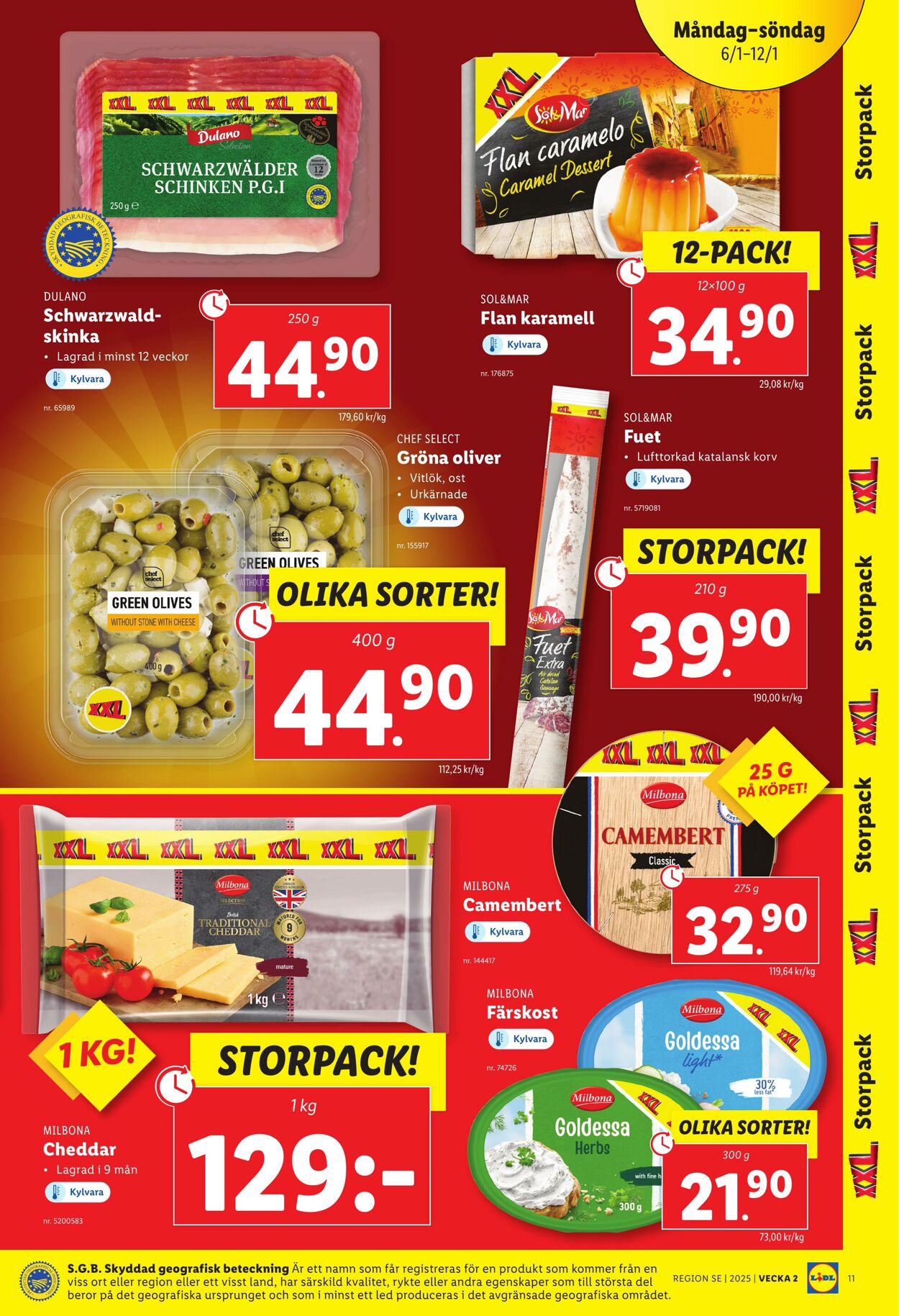 Erbjudanden Lidl 06.01.2025 - 12.01.2025