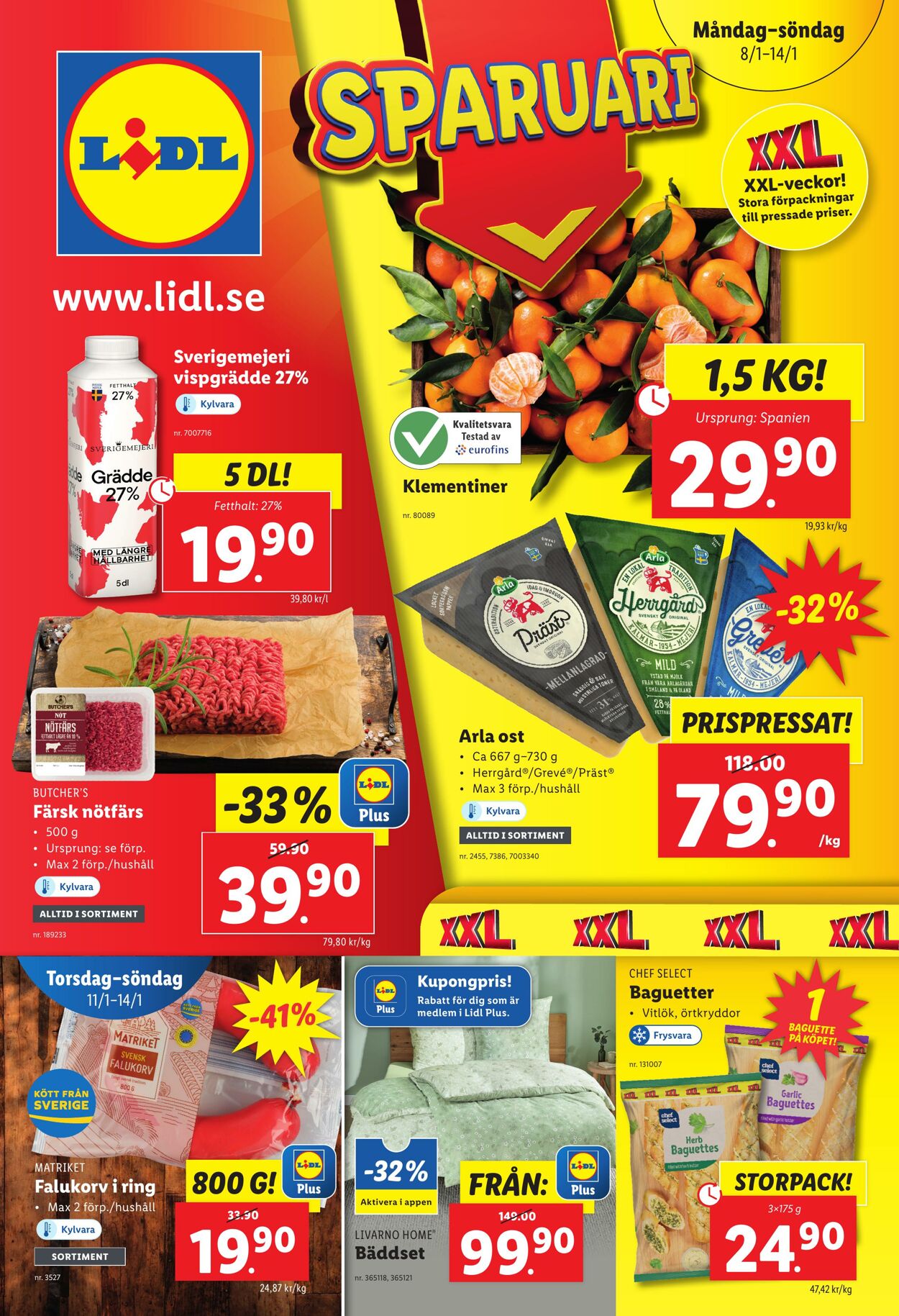 Erbjudanden Lidl 08.01.2024 - 14.01.2024