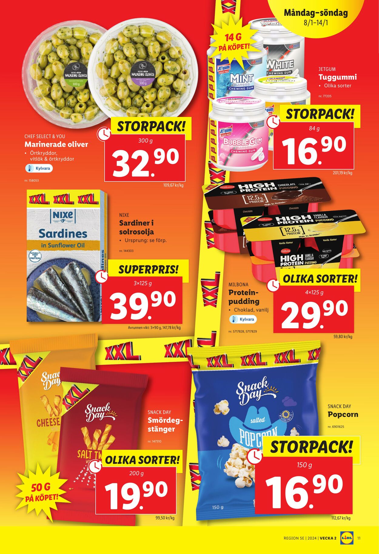 Erbjudanden Lidl 08.01.2024 - 14.01.2024