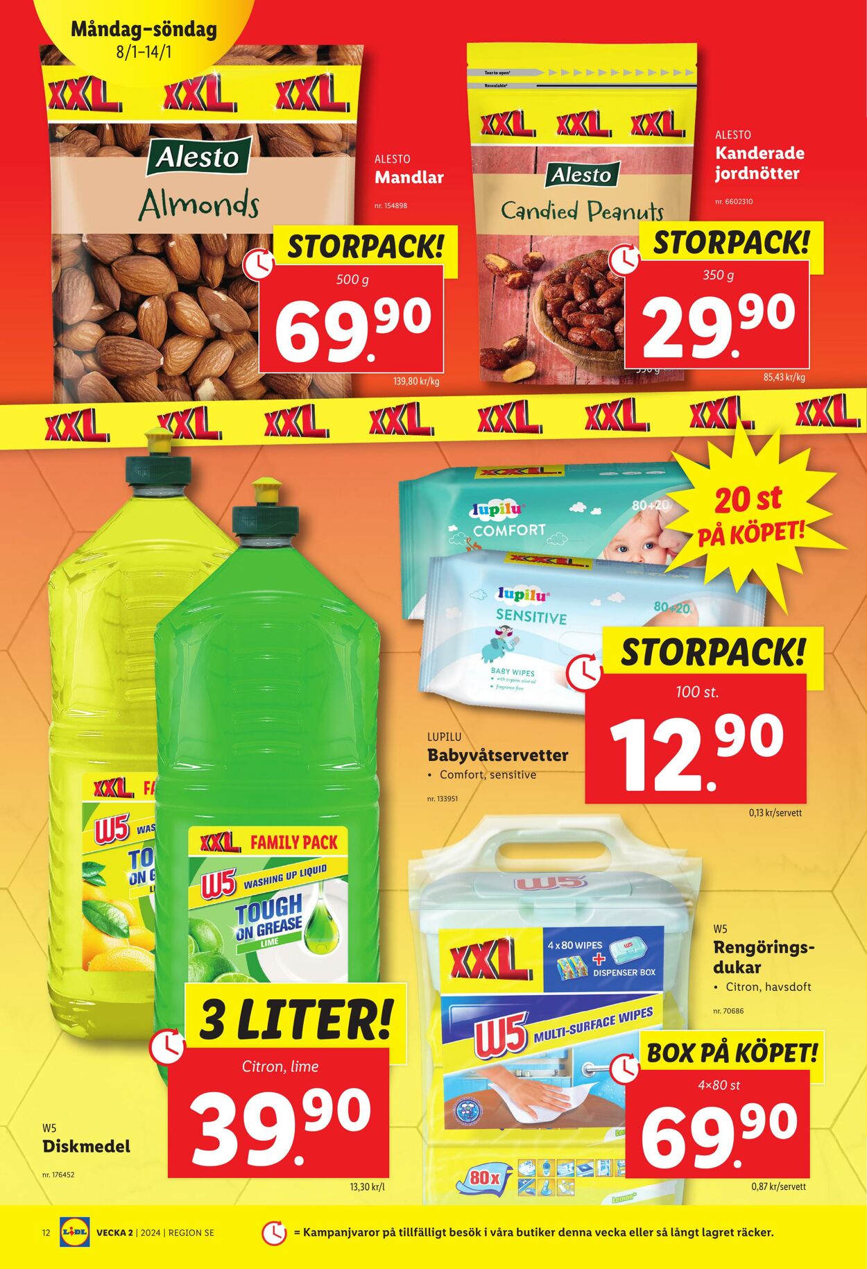 Erbjudanden Lidl 08.01.2024 - 14.01.2024