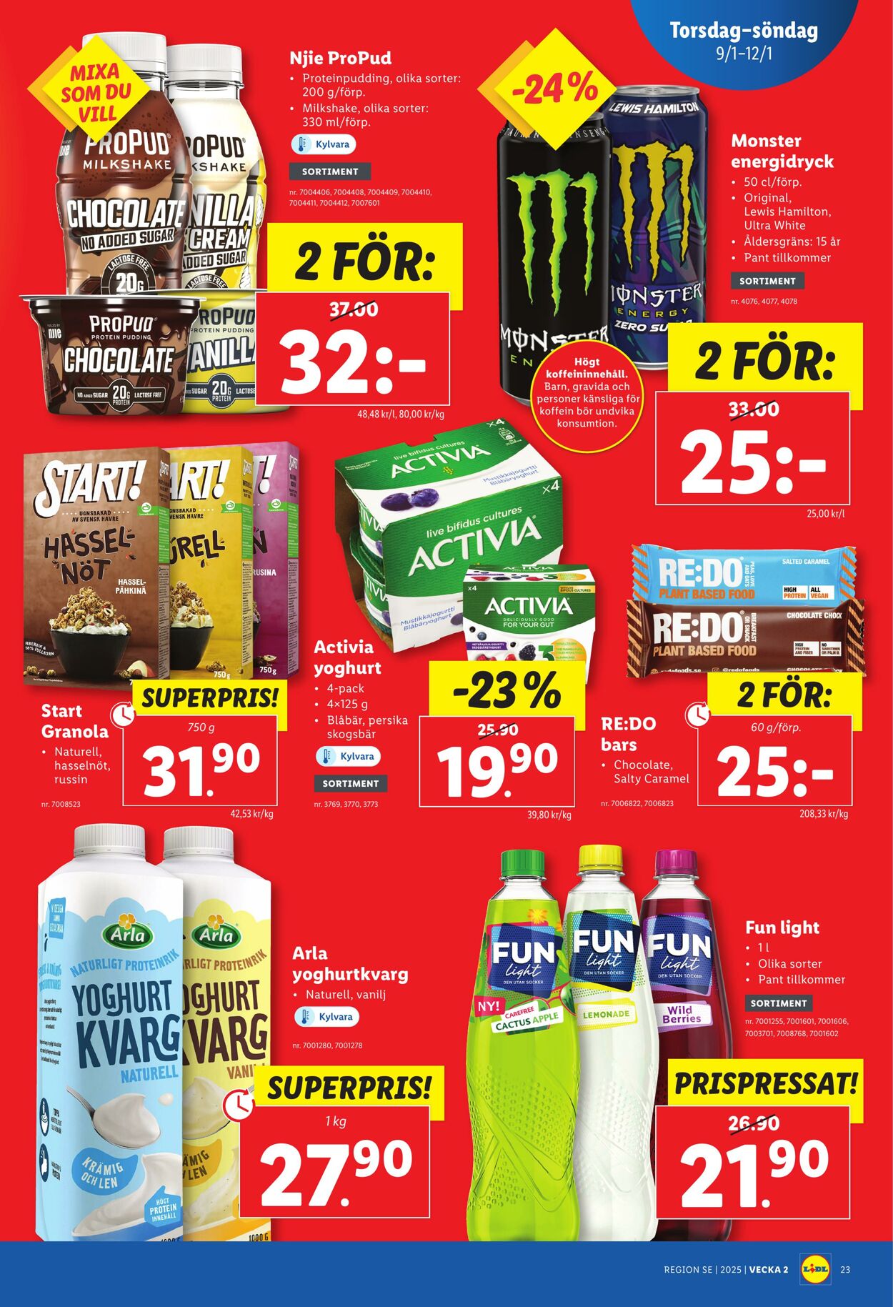 Erbjudanden Lidl 06.01.2025 - 12.01.2025