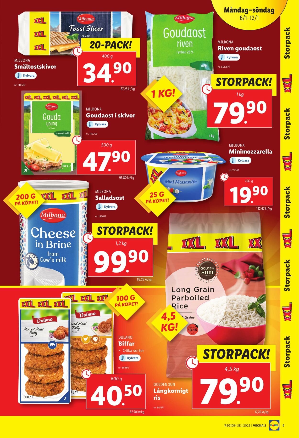 Erbjudanden Lidl 06.01.2025 - 12.01.2025