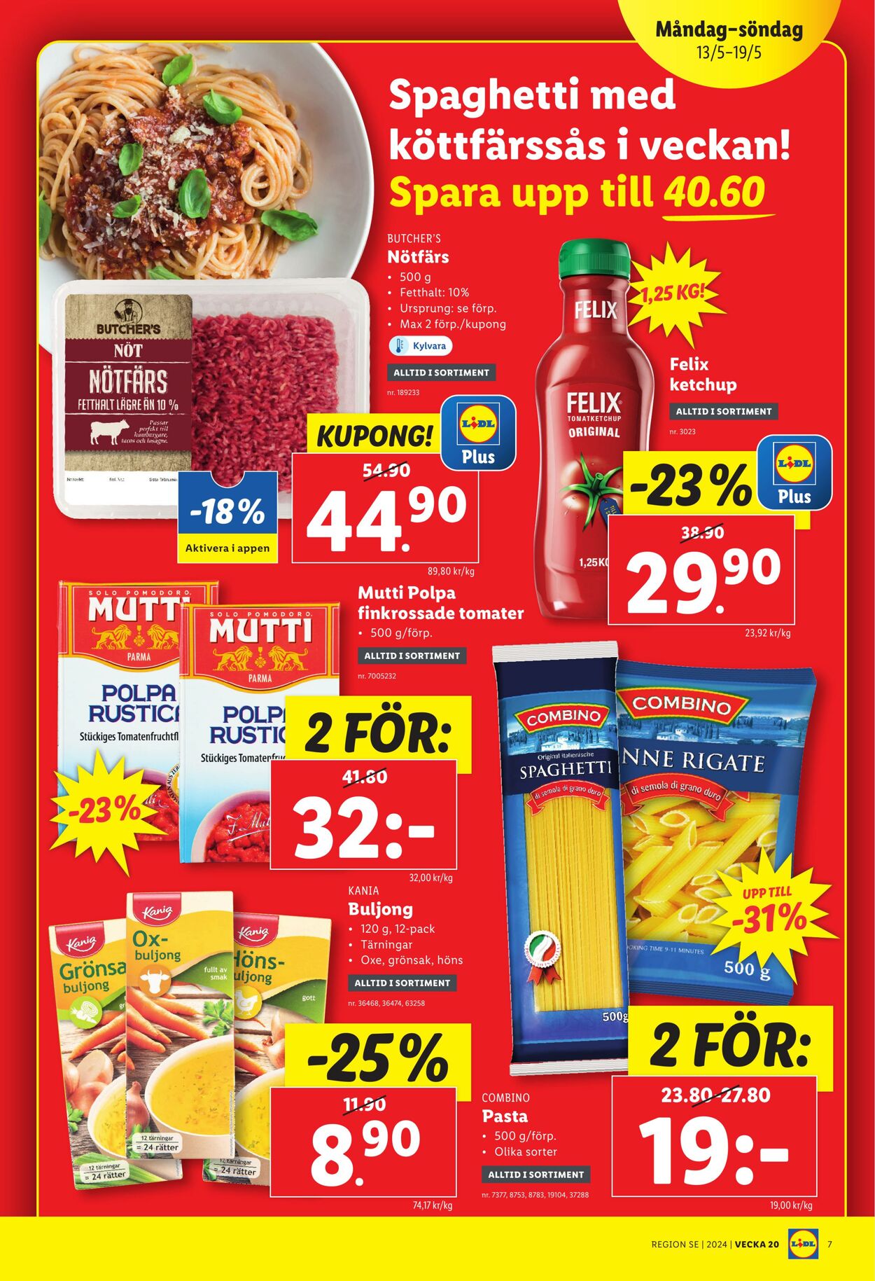 Erbjudanden Lidl 13.05.2024 - 19.05.2024