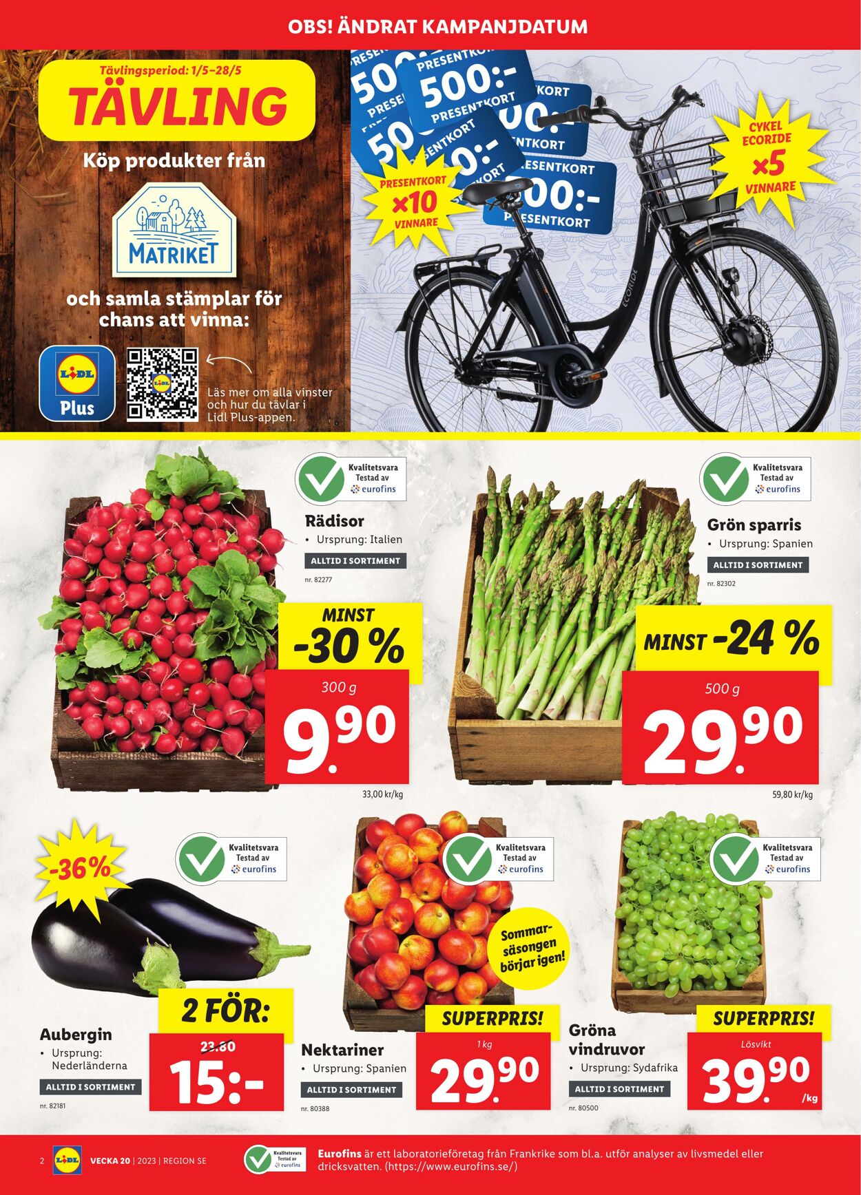 Erbjudanden Lidl 15.05.2023 - 21.05.2023