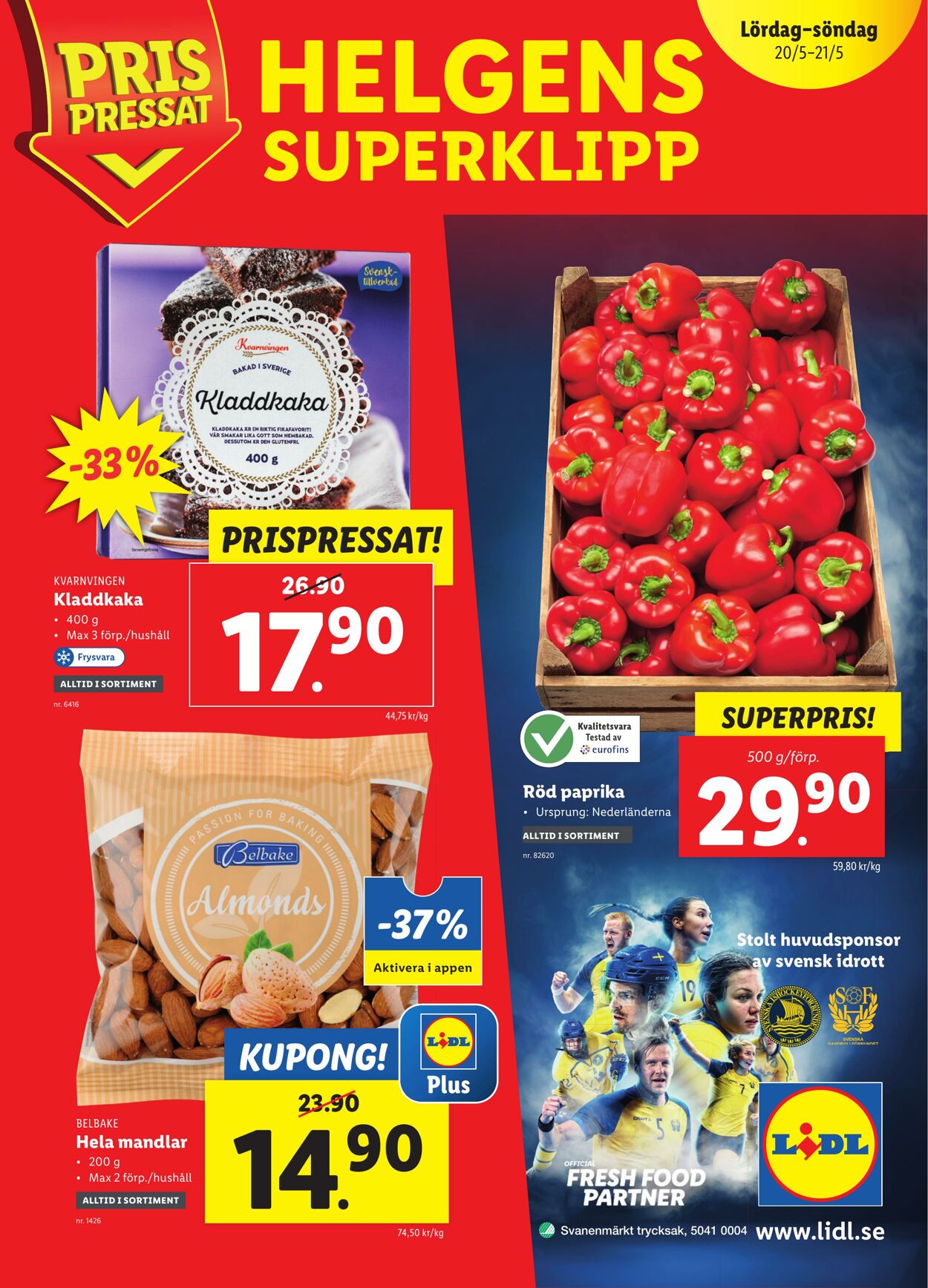 Erbjudanden Lidl 15.05.2023 - 21.05.2023